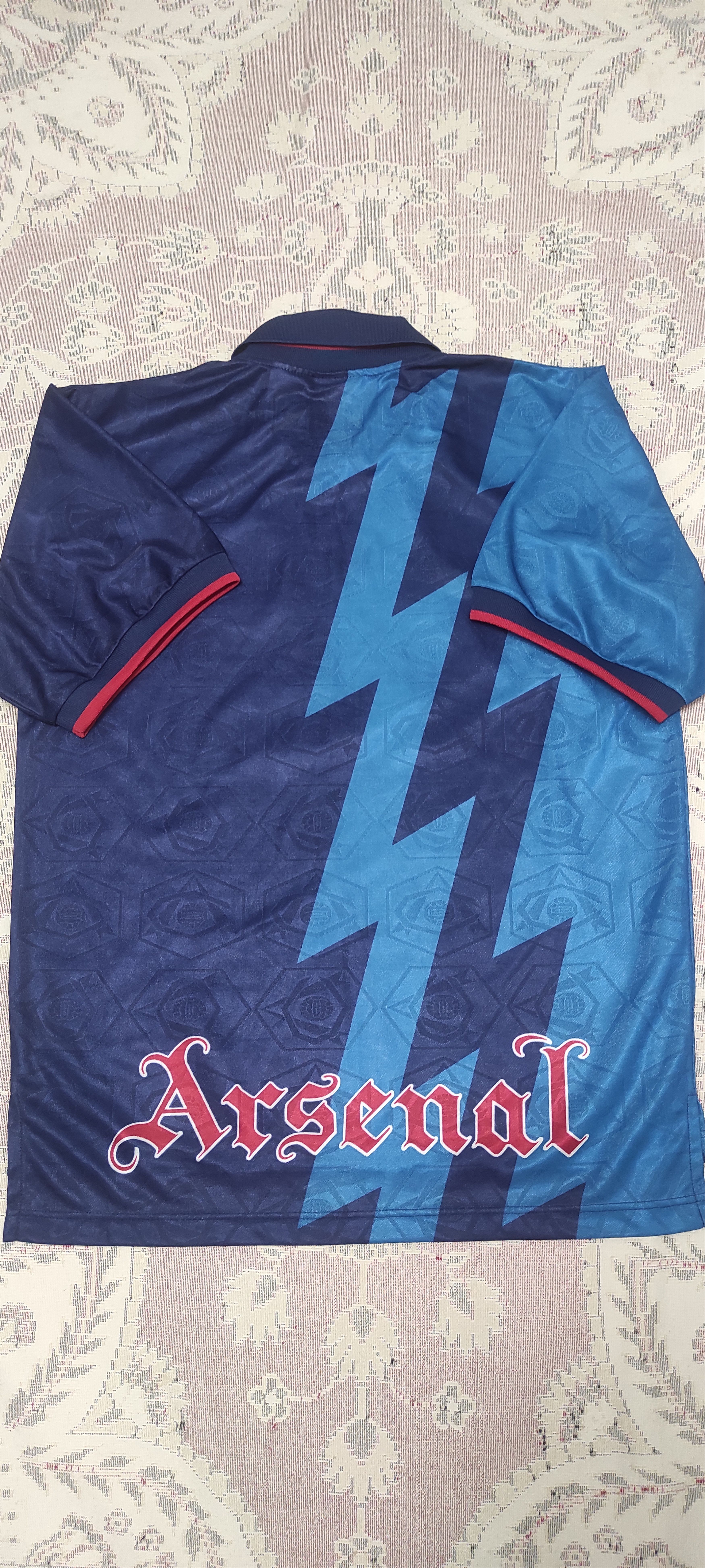 Nike Arsenal Away football shirt 1995 - 1996 Vintage Rare Size US L / EU 52-54 / 3 - 4 Thumbnail