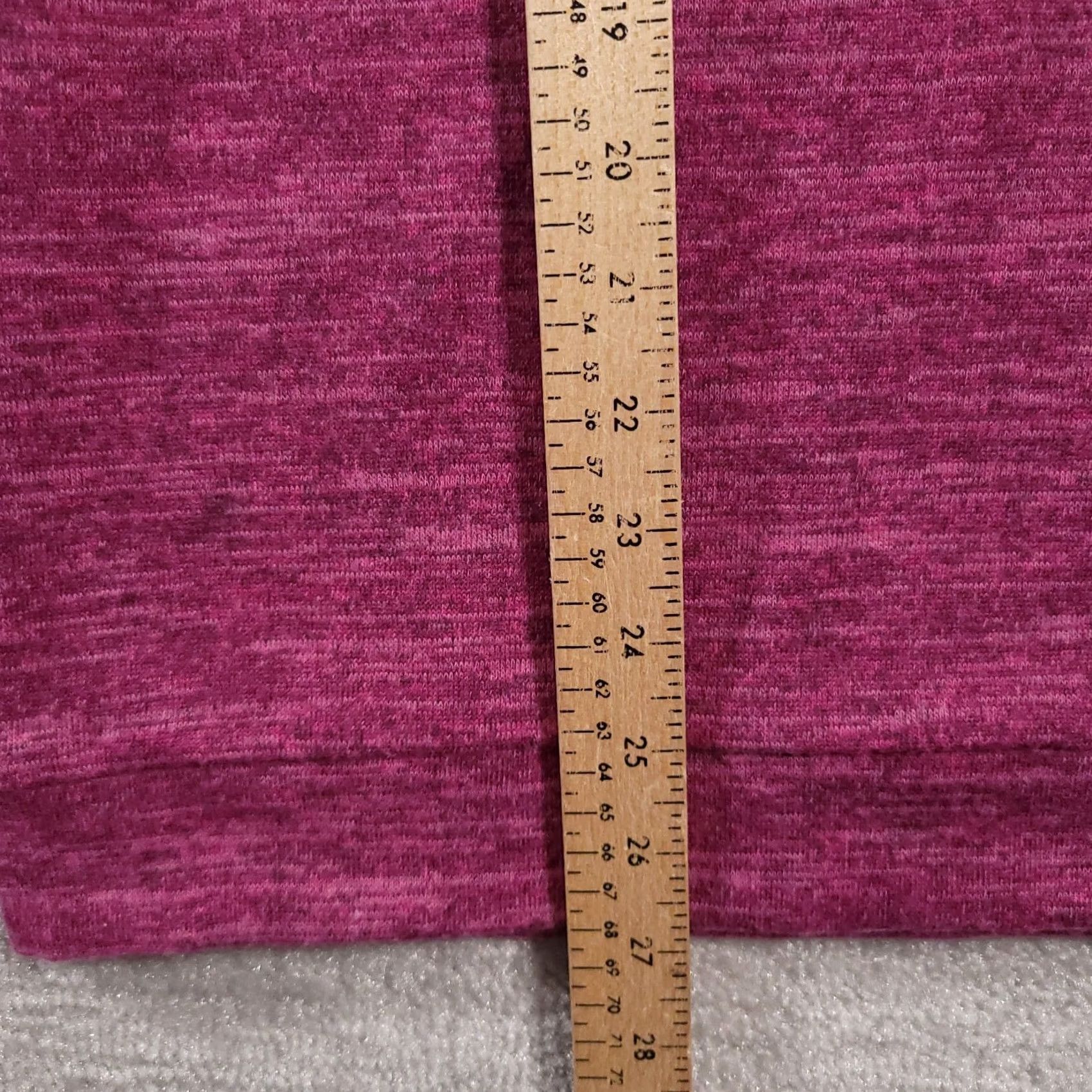 Vintage Time and Tru Tee Long Sleeve Maternity M(8-10) Heathered Pink Sleeve Tie Women Size M / US 6-8 / IT 42-44 - 6 Thumbnail