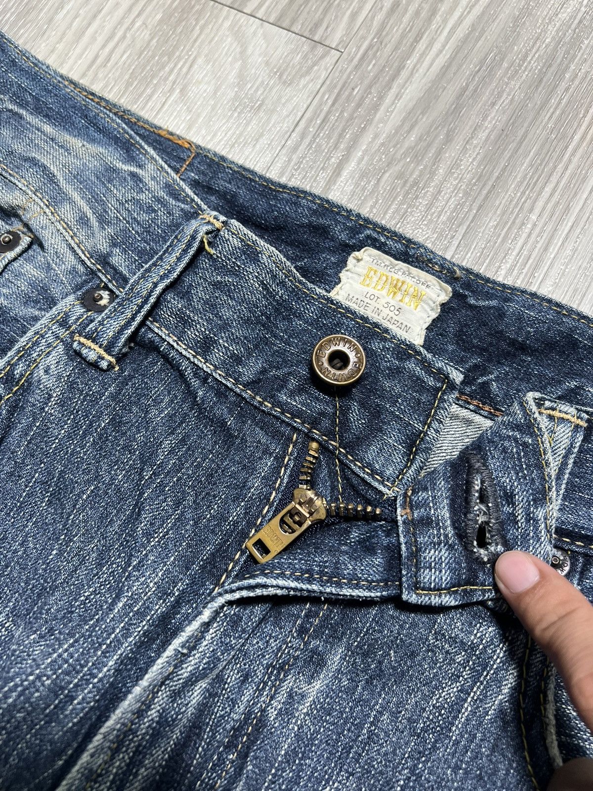 Edwin 90's Edwin Selvedge Denim Pants 505Z Size US 34 / EU 50 - 5 Thumbnail