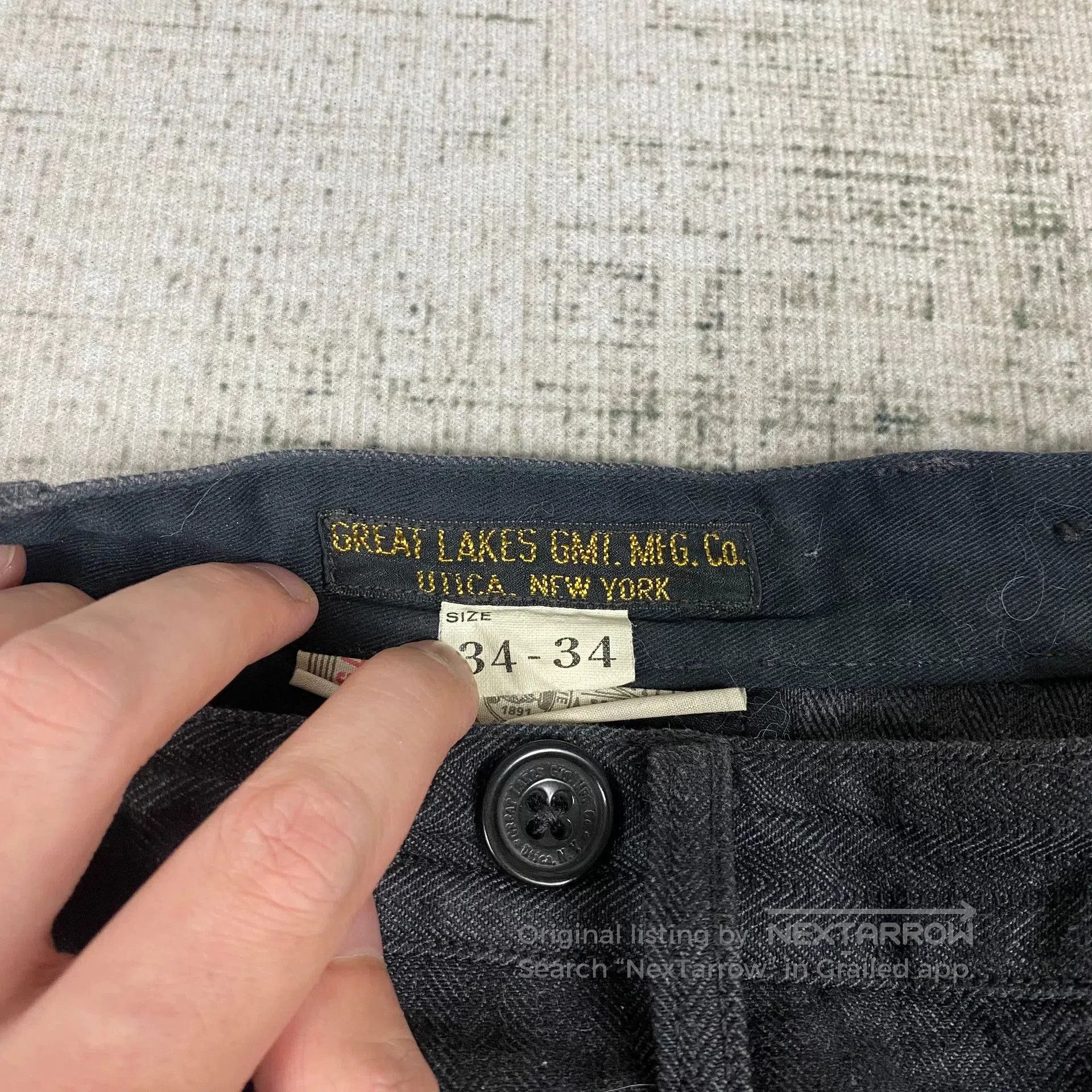 Freewheelers FREEWHEELERS Herringbone Casual Pants. Size US 34 / EU 50 - 5 Thumbnail