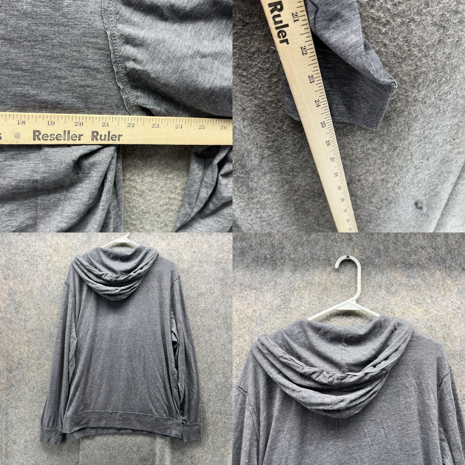 Vintage VINTAGE Levelwear Hoodie Sweater Men L Gray Black Hooded Pullover Cotton Fleece Logo Casual/Workwear Men Size US L / EU 52-54 / 3 - 8 Thumbnail