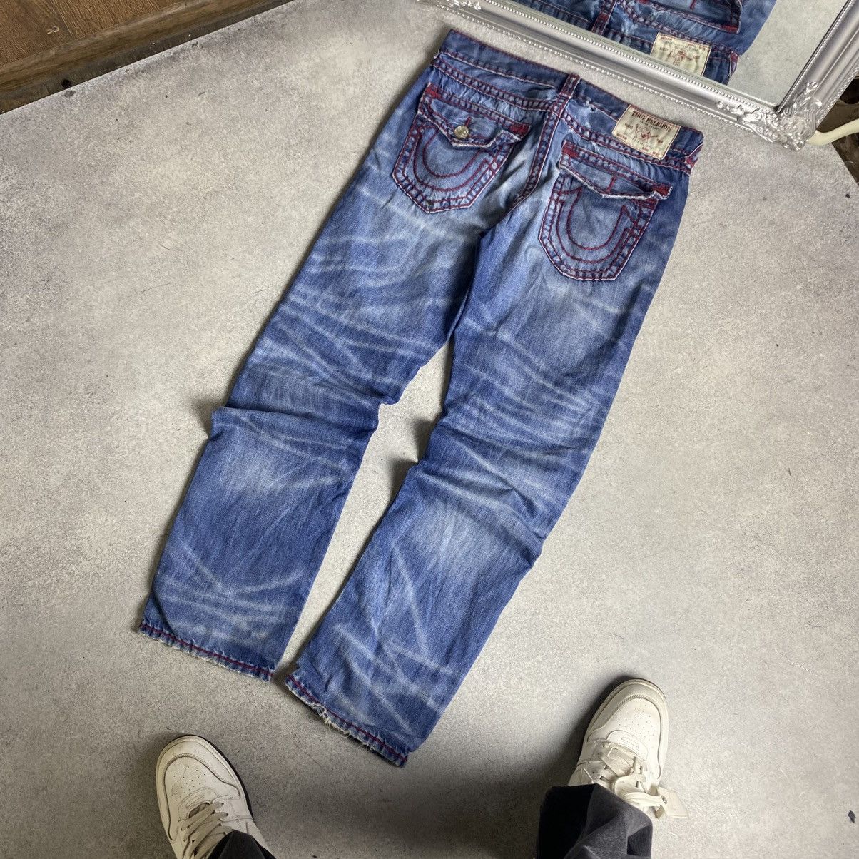 True Religion Vintage Y2K True Religion Jeans Baggy Skater Size US 34 / EU 50 - 1 Thumbnail