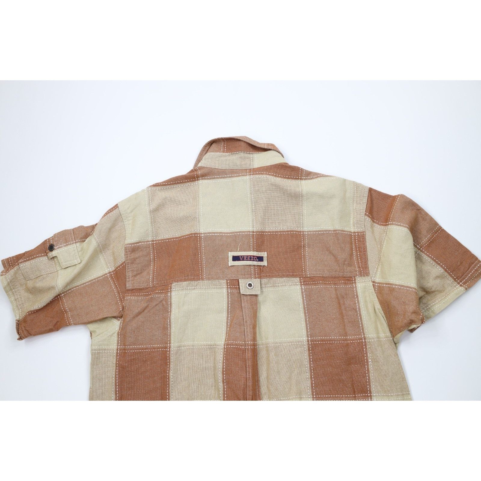 Vintage Vintage 90s Streetwear Checkered Plaid 2 Piece Shorts Suit Size US XL / EU 56 / 4 - 9 Thumbnail