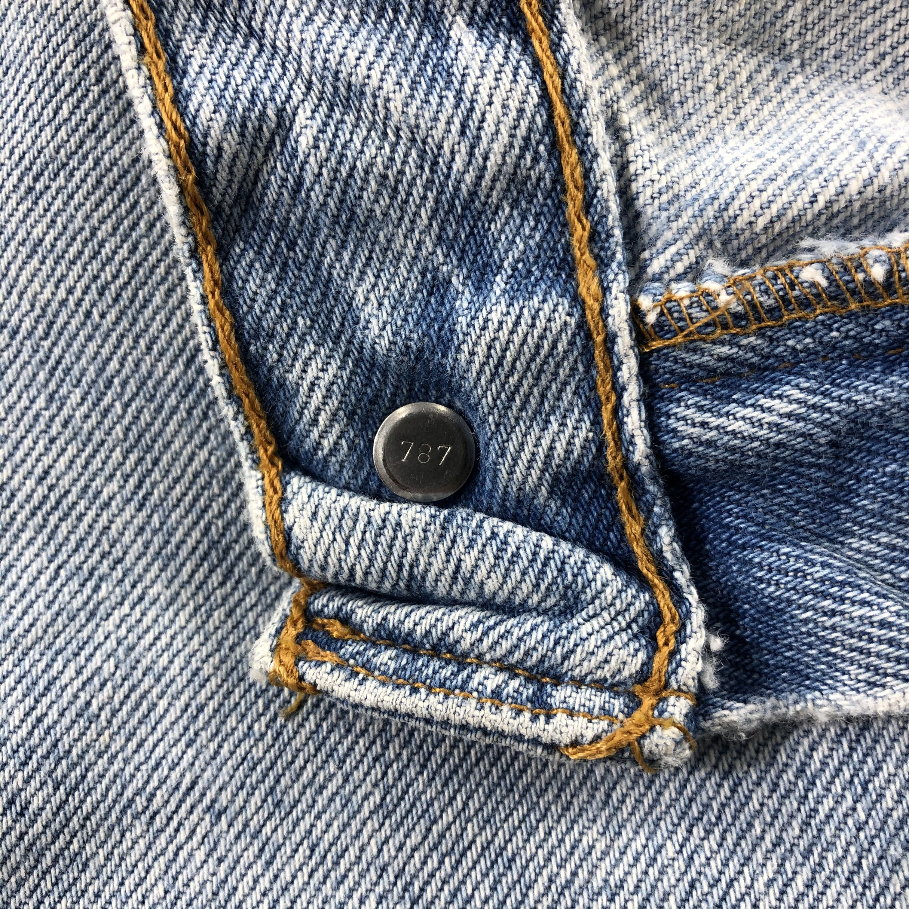 Levi's 90s Vintage Blue Wash Levis 550 Jeans-J2608 Size US 32 / EU 48 - 10 Thumbnail