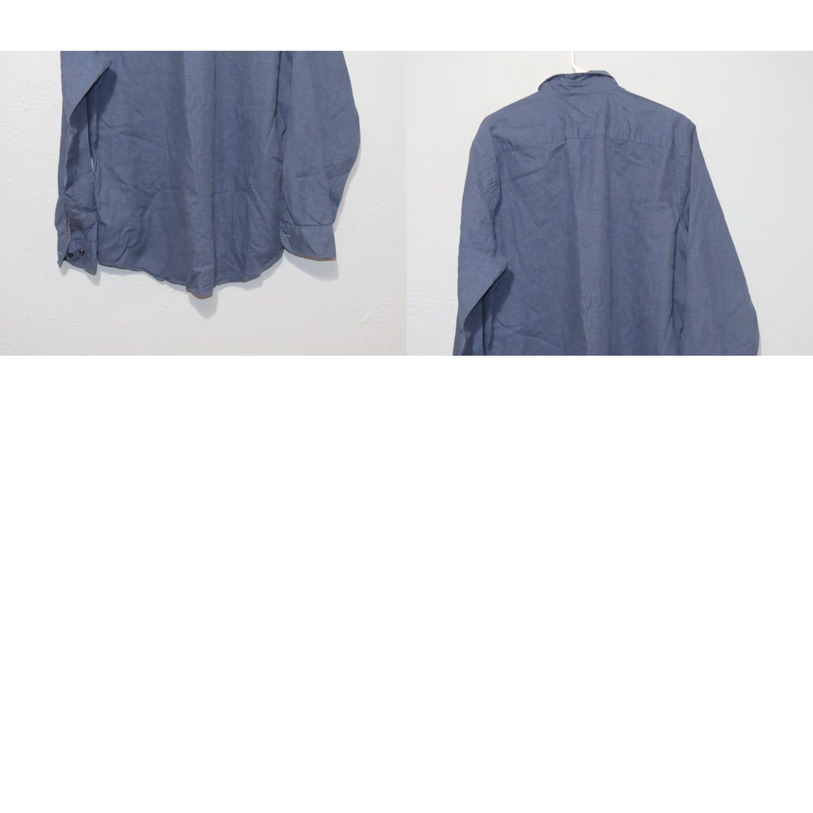 Tommy Hilfiger Tommy Hilfiger Shirt Men XL Blue Polka Dot Long Sleeve Button-Down Casual Regular Fit Cotton Flannel Size US XL / EU 56 / 4 - 8 Thumbnail