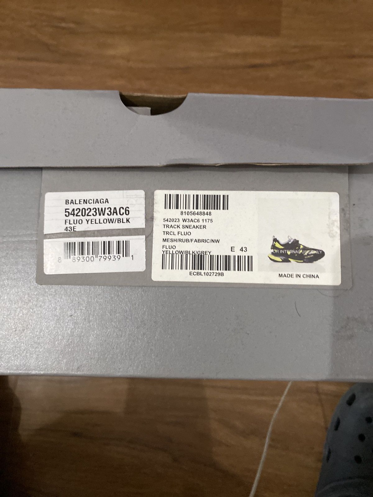 Balenciaga Balenciaga Track Sneaker Black Yellow Size US 10 / EU 43 - 7 Thumbnail
