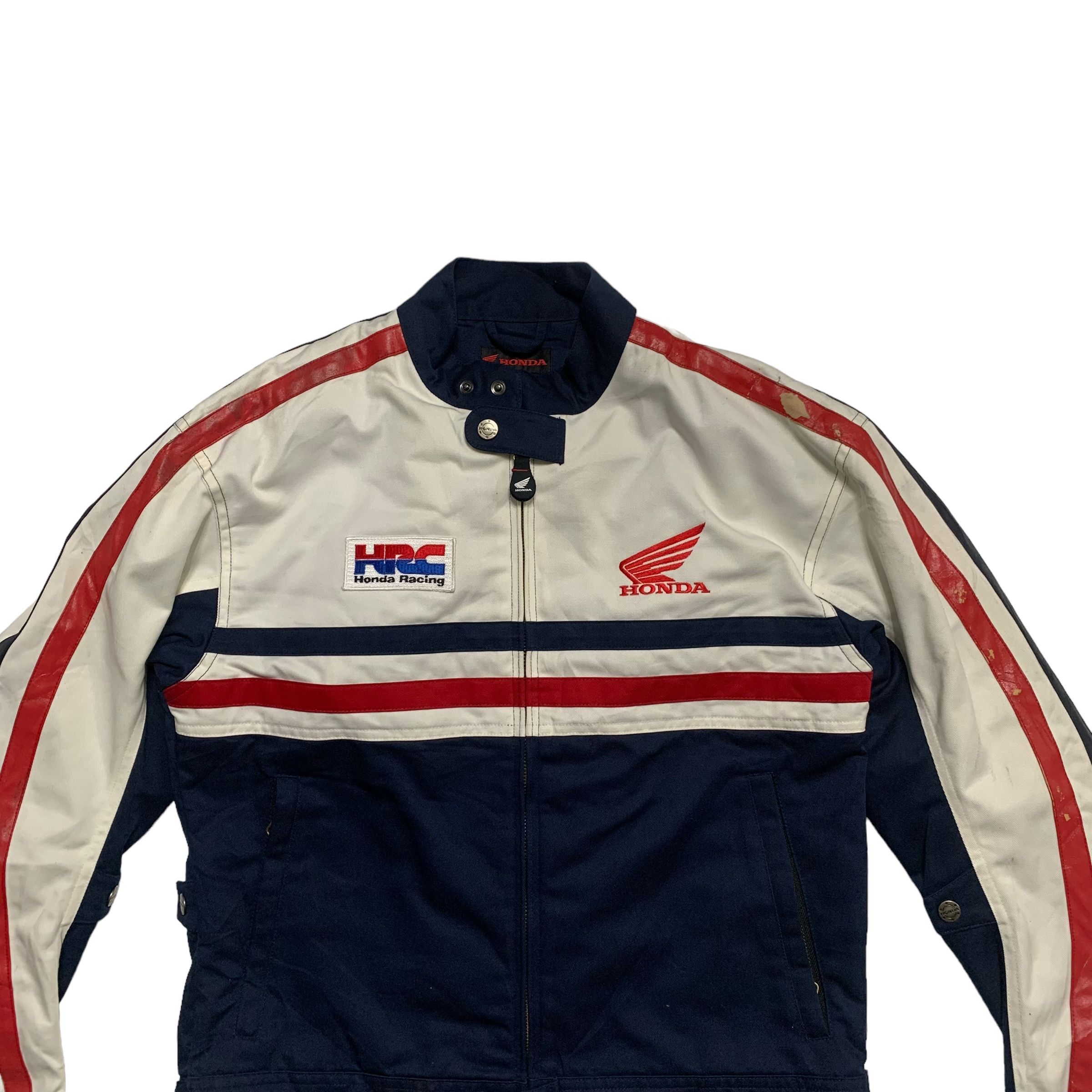 Honda Honda HRC Rothmans Racing Motorcycle Biker Jacket Size US M / EU 48-50 / 2 - 4 Thumbnail
