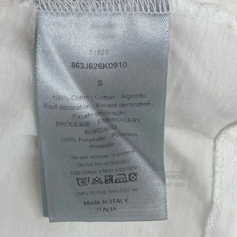 Dior Dior White Cotton Long Sleeve T-Shirt . Size US S / EU 44-46 / 1 - 6 Thumbnail