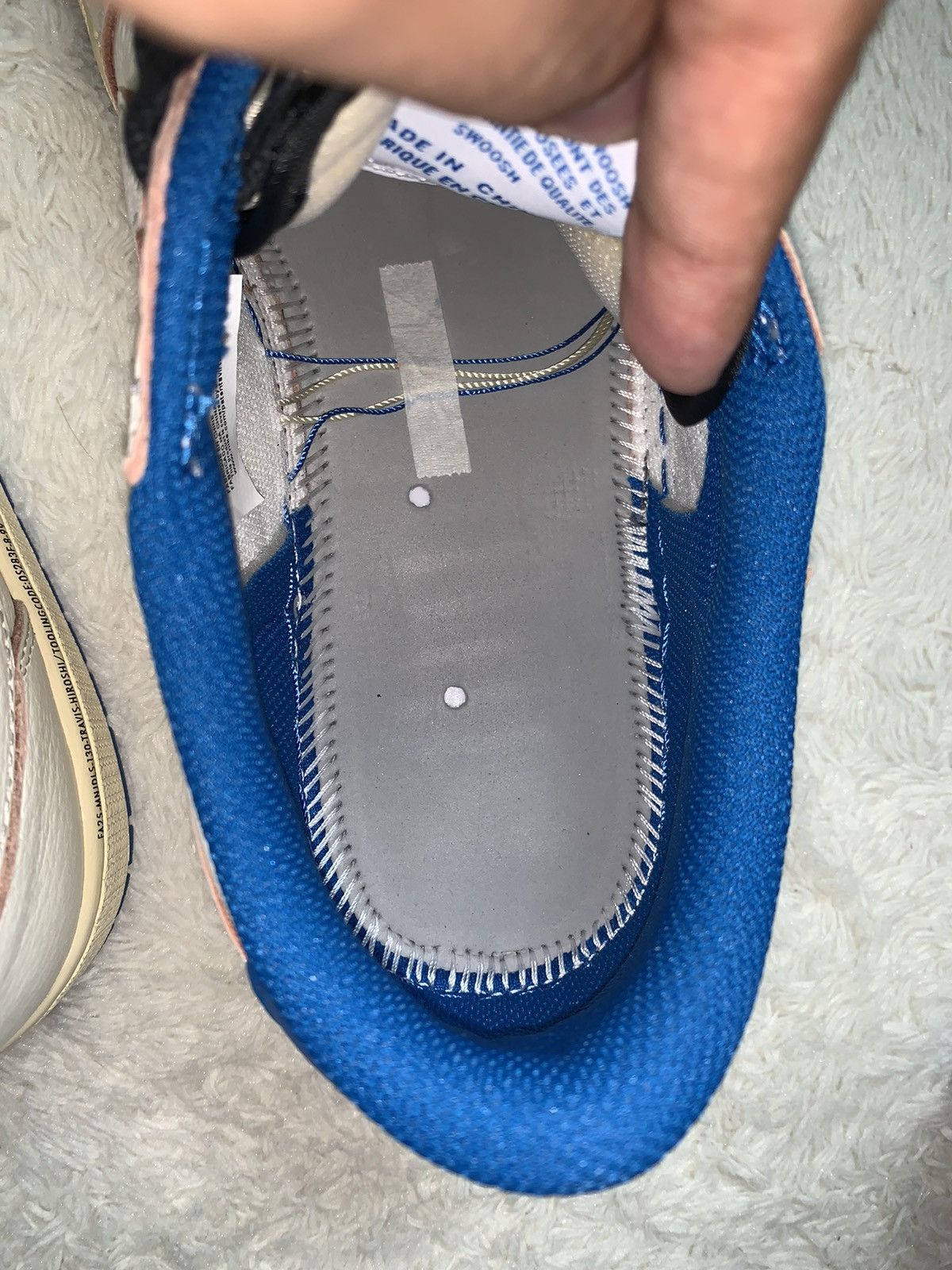 Nike × Travis Scott Air Jordan 1 Low Og X Travis Scott X Fragment 2.0 Size US 9.5 / EU 42-43 - 12 Thumbnail