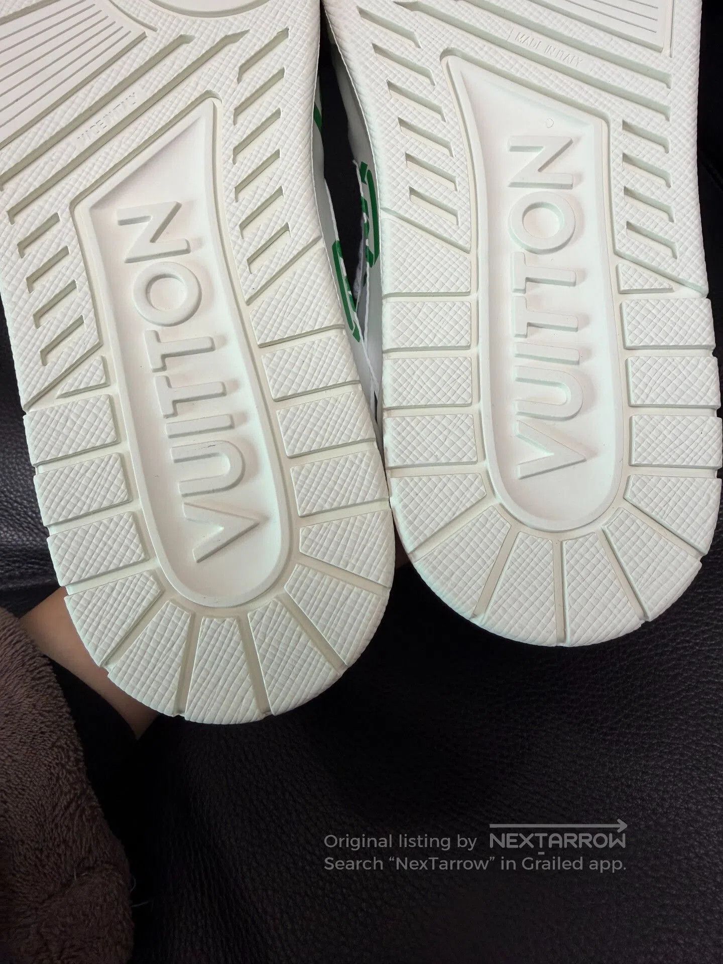 Louis Vuitton LV Trainer White Green Eco Series. Size US 8 / EU 41 - 9 Thumbnail