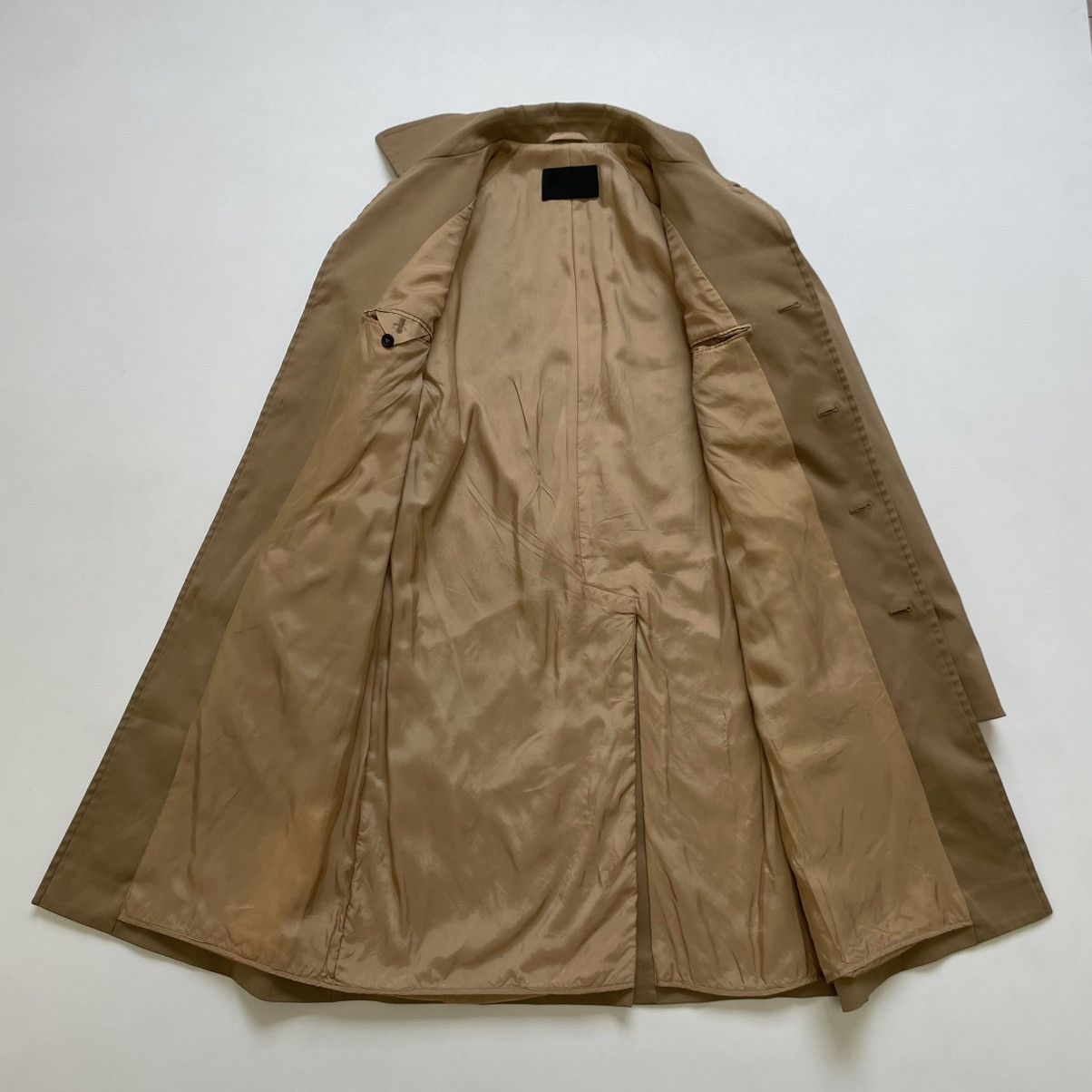 Prada Mid 2000s Tan Nylon Mac Jacket Size US L / EU 52-54 / 3 - 13 Thumbnail