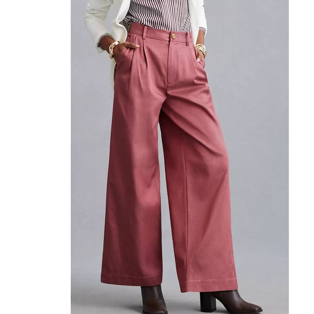 Anthropologie New Anthropologie Magali Pascal Audra Pants $345 SMALL Rose Size 27" / US 4 / IT 40 - 3 Thumbnail