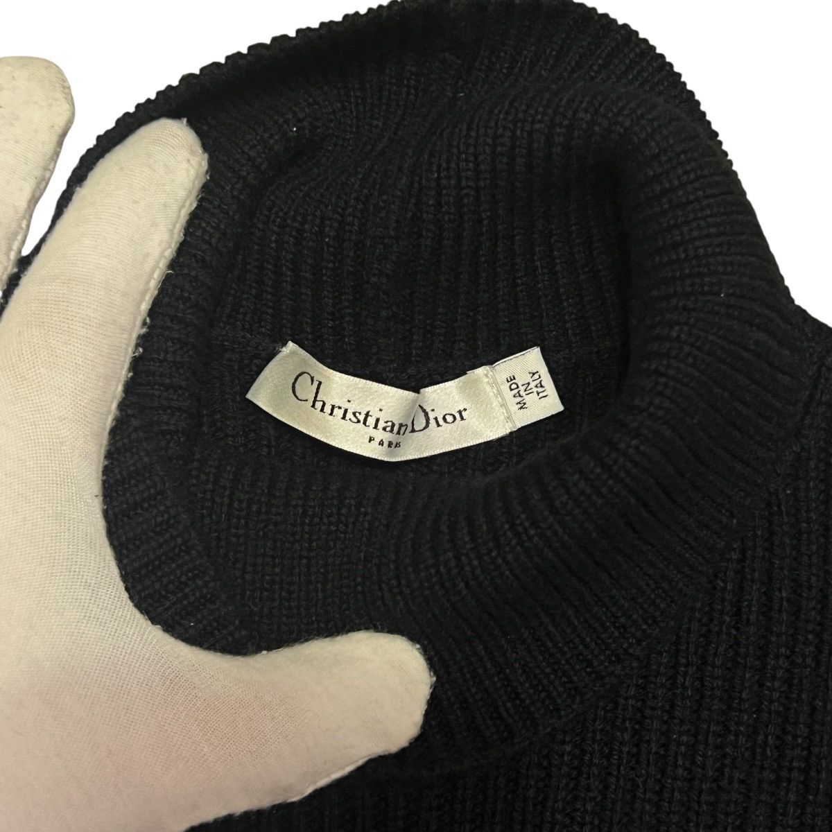 Dior Dior Cashmere Knit Turtleneck Dress Size L / US 10 / IT 46 - 2 Thumbnail