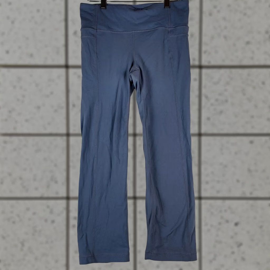 Athleta Athleta Leggings Women M Blue Gray High Rise Stretch Skinny Ankle Yoga Athleisure Spring Summer Fall Athletic Training Women Size 32" / US 10 / IT 46 - 1 Thumbnail