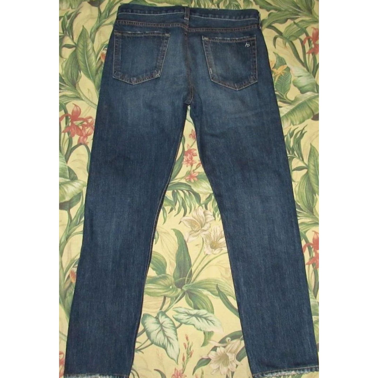 Rag & Bone Rag & Bone Redwood Slim Fit 2 Denim Jeans 32 x 30 Mens Blue Denim Straight 90s (if applicable) Size US 32 / EU 48 - 3 Thumbnail