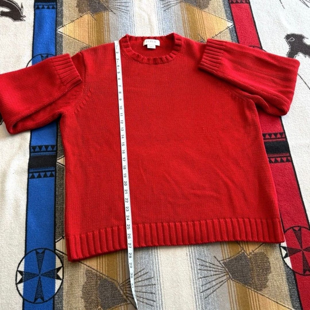 J.Crew J.Crew Pullover Sweater Adult Large Red Knit Casual Preppy Mens Size US L / EU 52-54 / 3 - 6 Thumbnail
