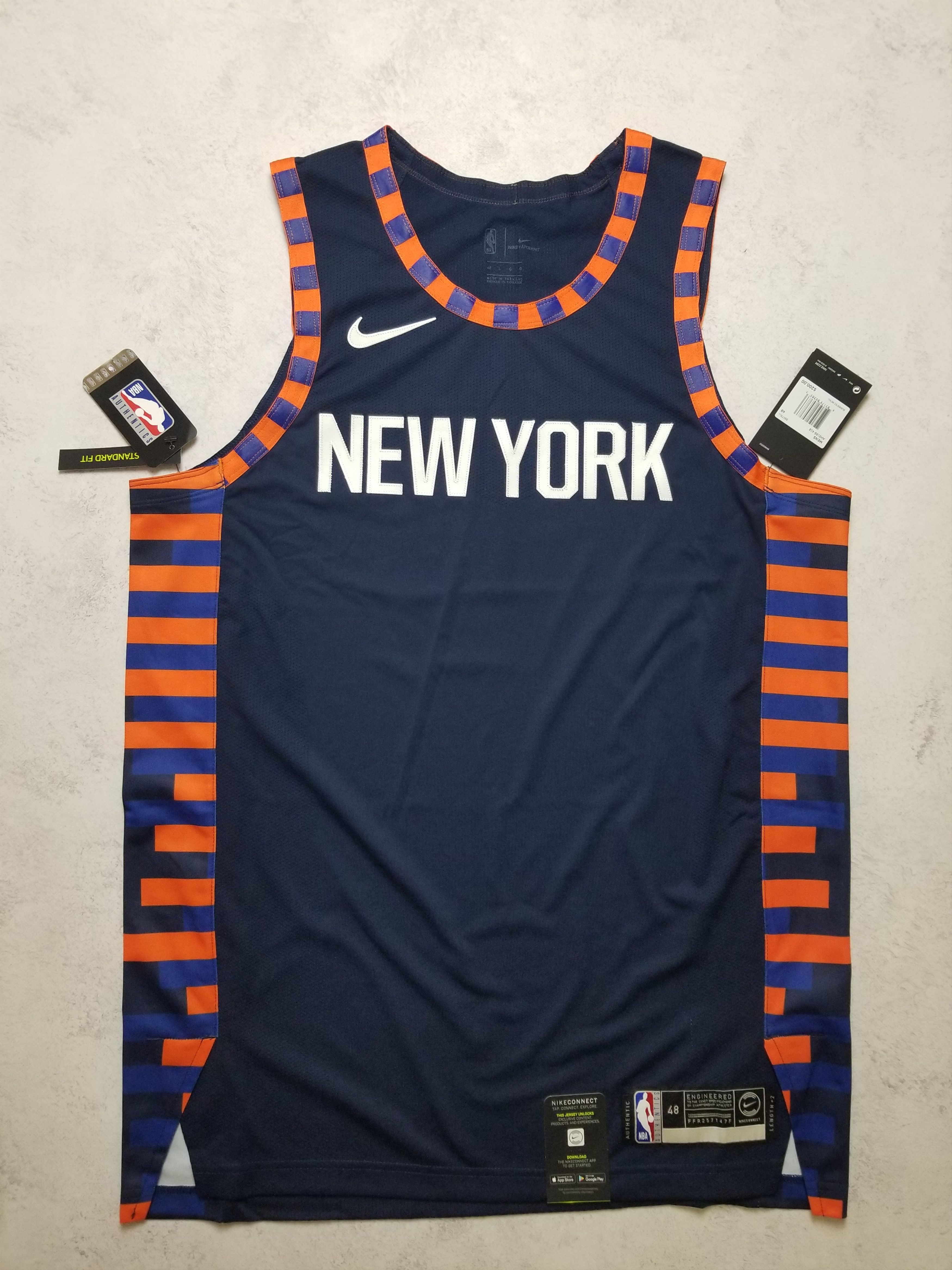 Nike Vaporknit New York Knicks Authentic Blank NBA Jersey