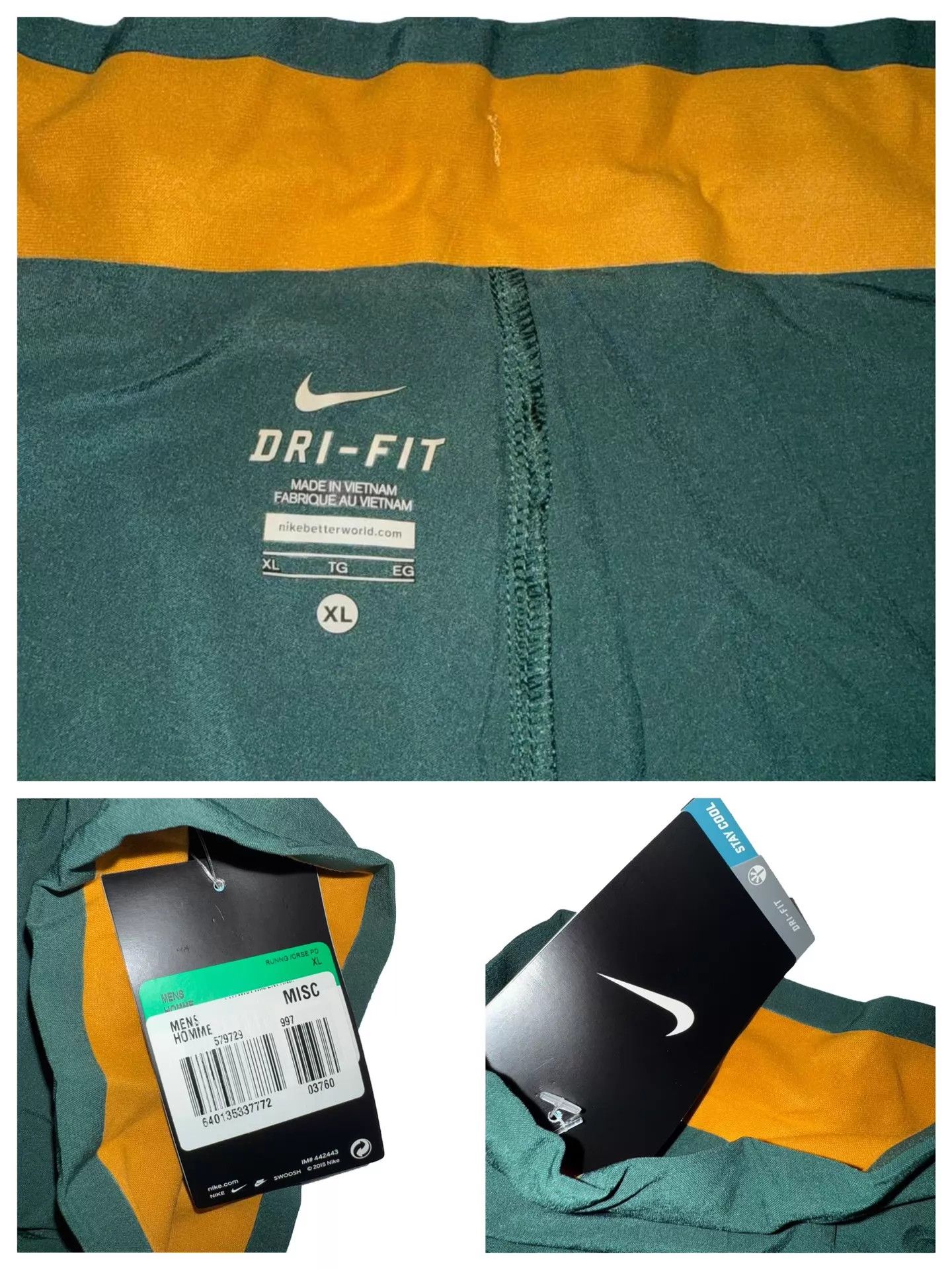 Nike Nike Gyakusou UC 3M Green Yellow XL Dri-FIT Shorts Size US 36 / EU 52 - 6 Thumbnail