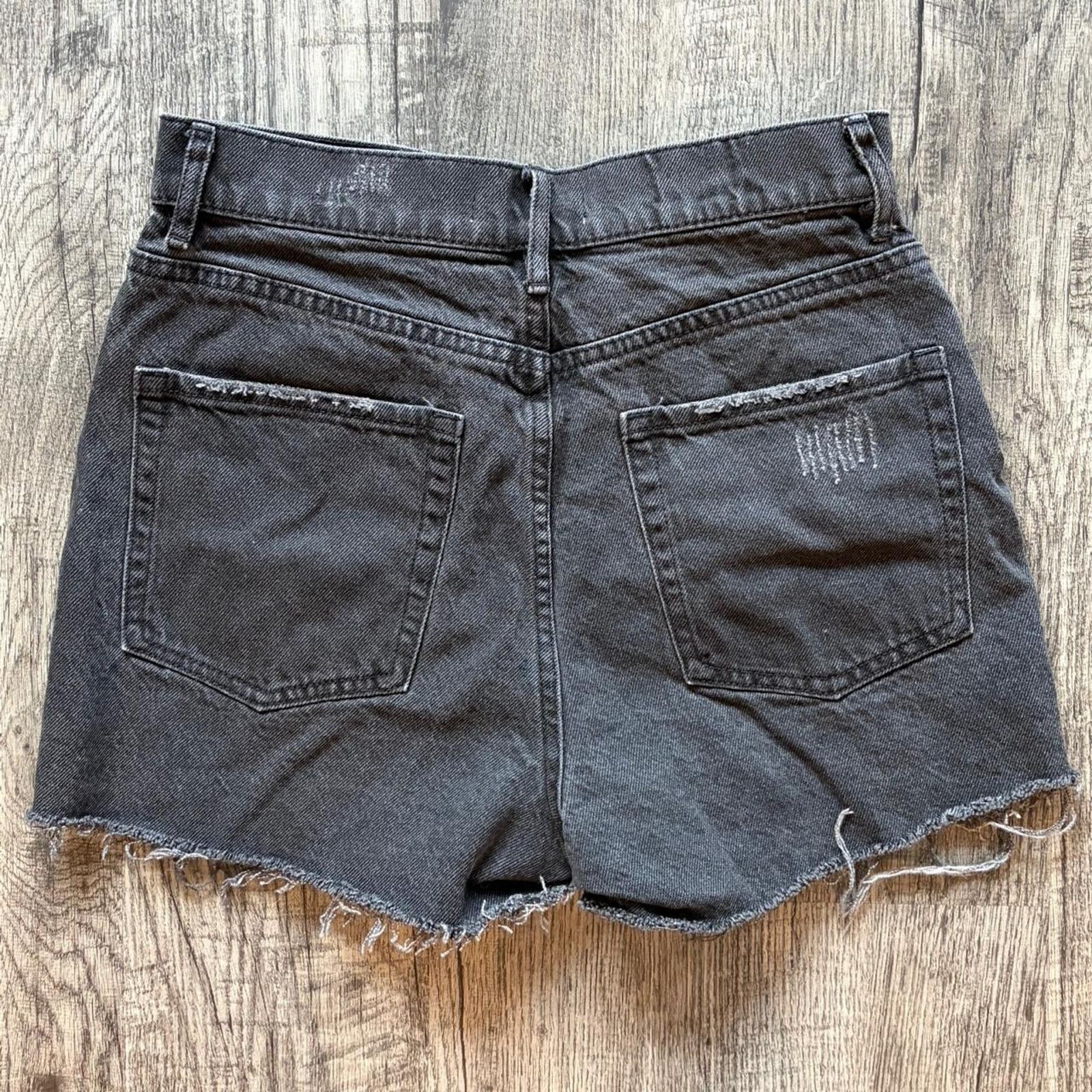 Pacsun Pacsun black denim shorts Size 26" / US 2 / IT 38 - 2 Thumbnail