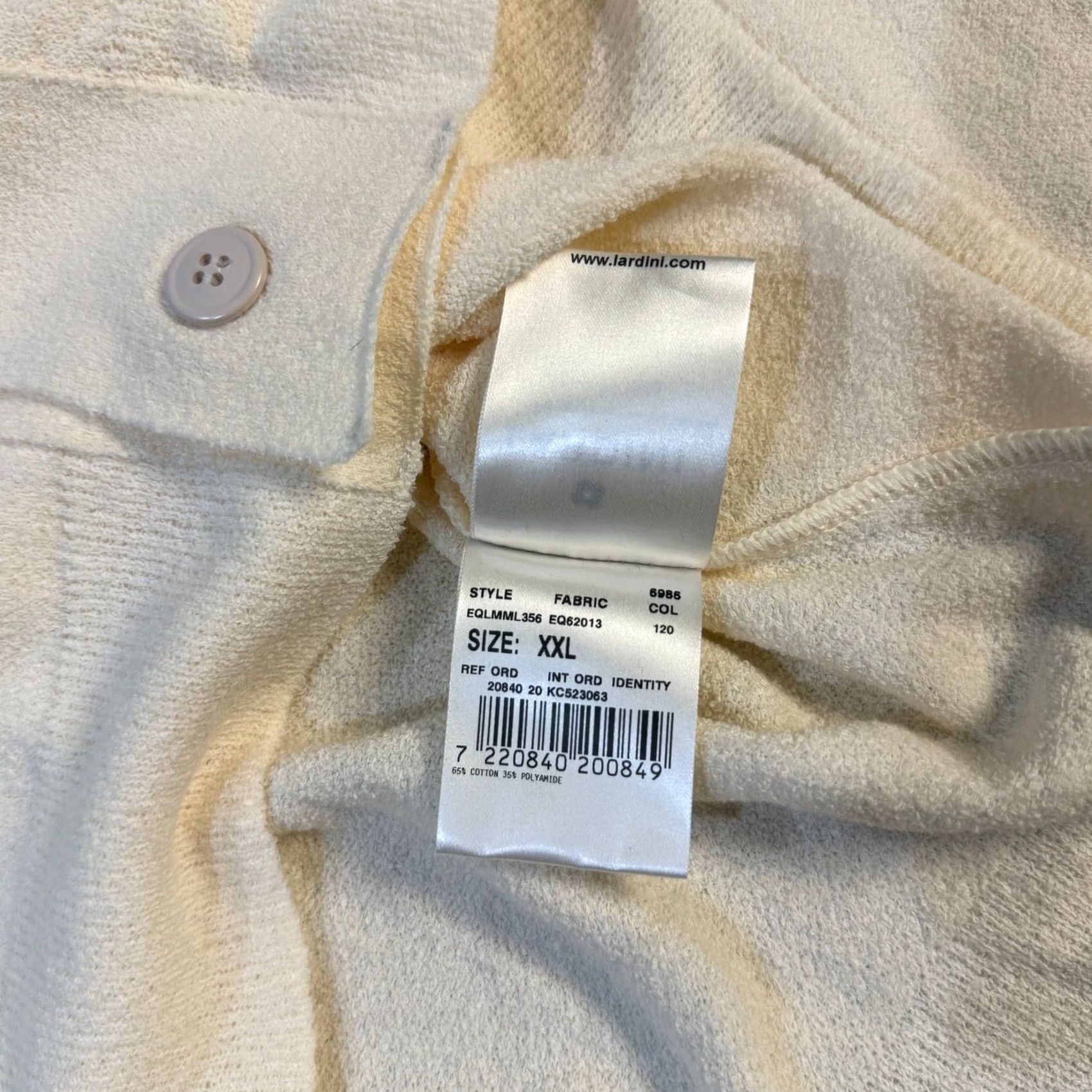 Lardini Lardini Italy Mens Cardigan Sweater XXL 2XL Cotton blend Button Collar Size US XXL / EU 58 / 5 - 5 Thumbnail