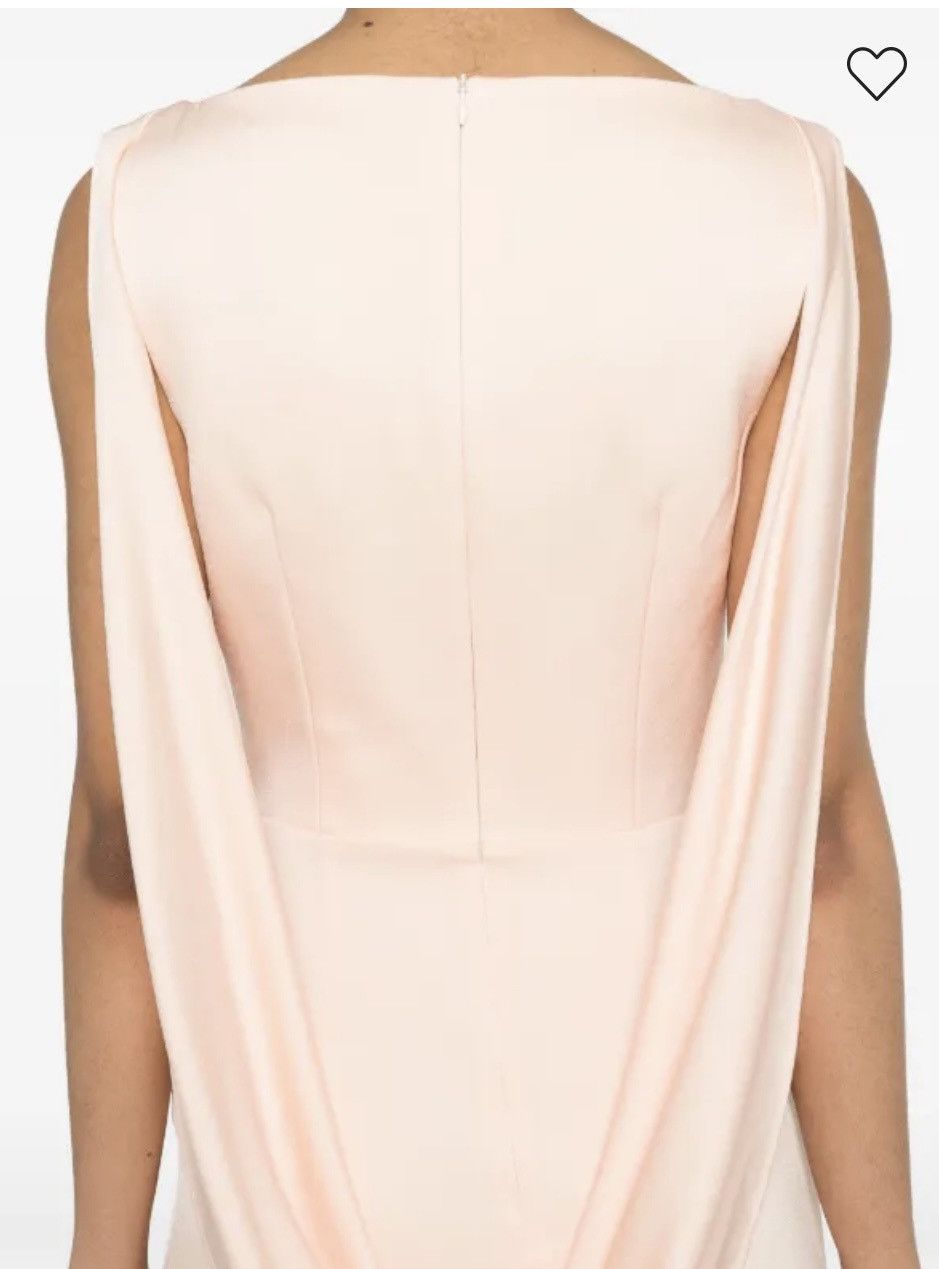 Alex Perry Alex Perry peach color Drape Back Midi Dress-NWT Size L / US 10 / IT 46 - 5 Thumbnail