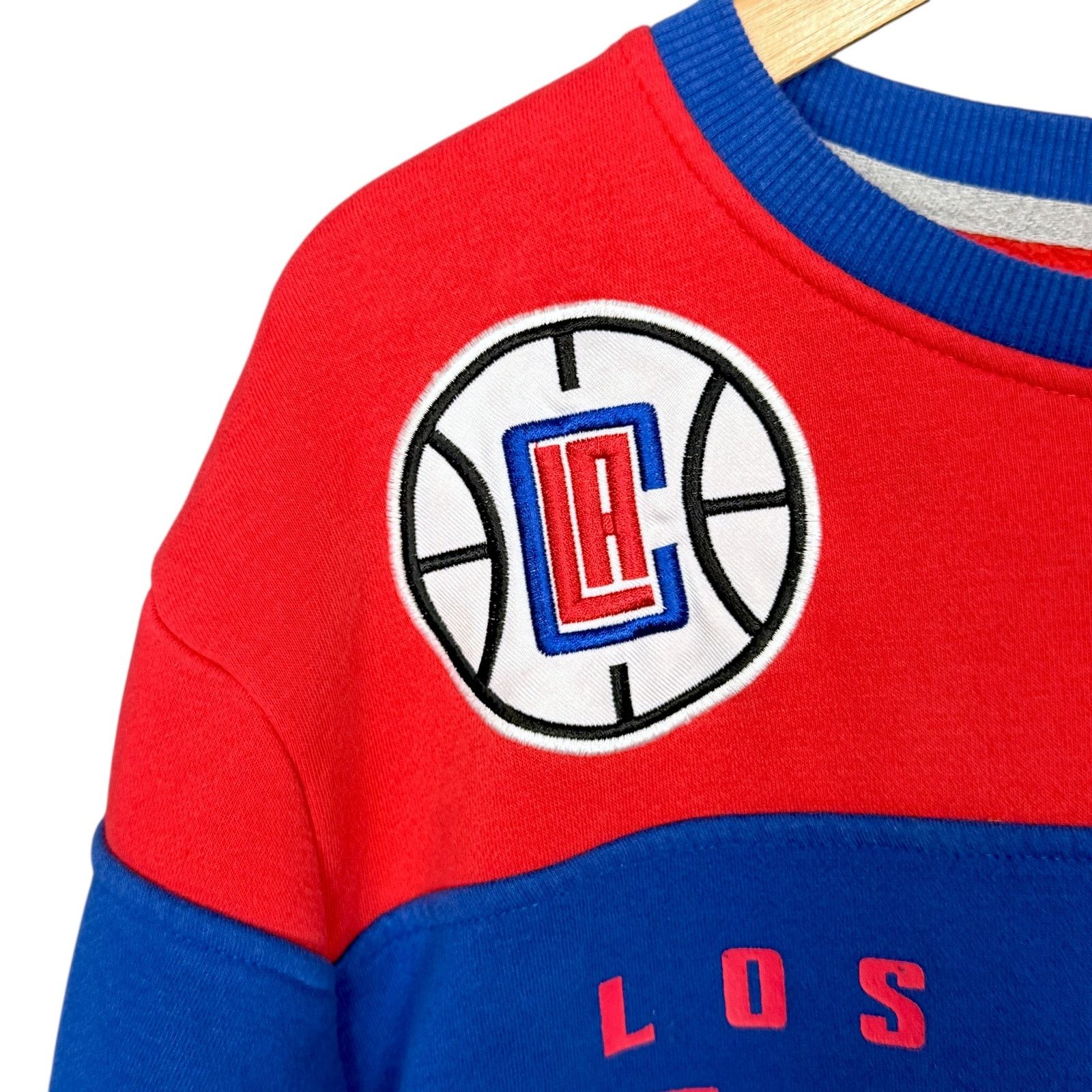 G-III LA Clippers Mens G-III Sports Carl Banks Red Blue Sweatshirt Size US L / EU 52-54 / 3 - 3 Thumbnail