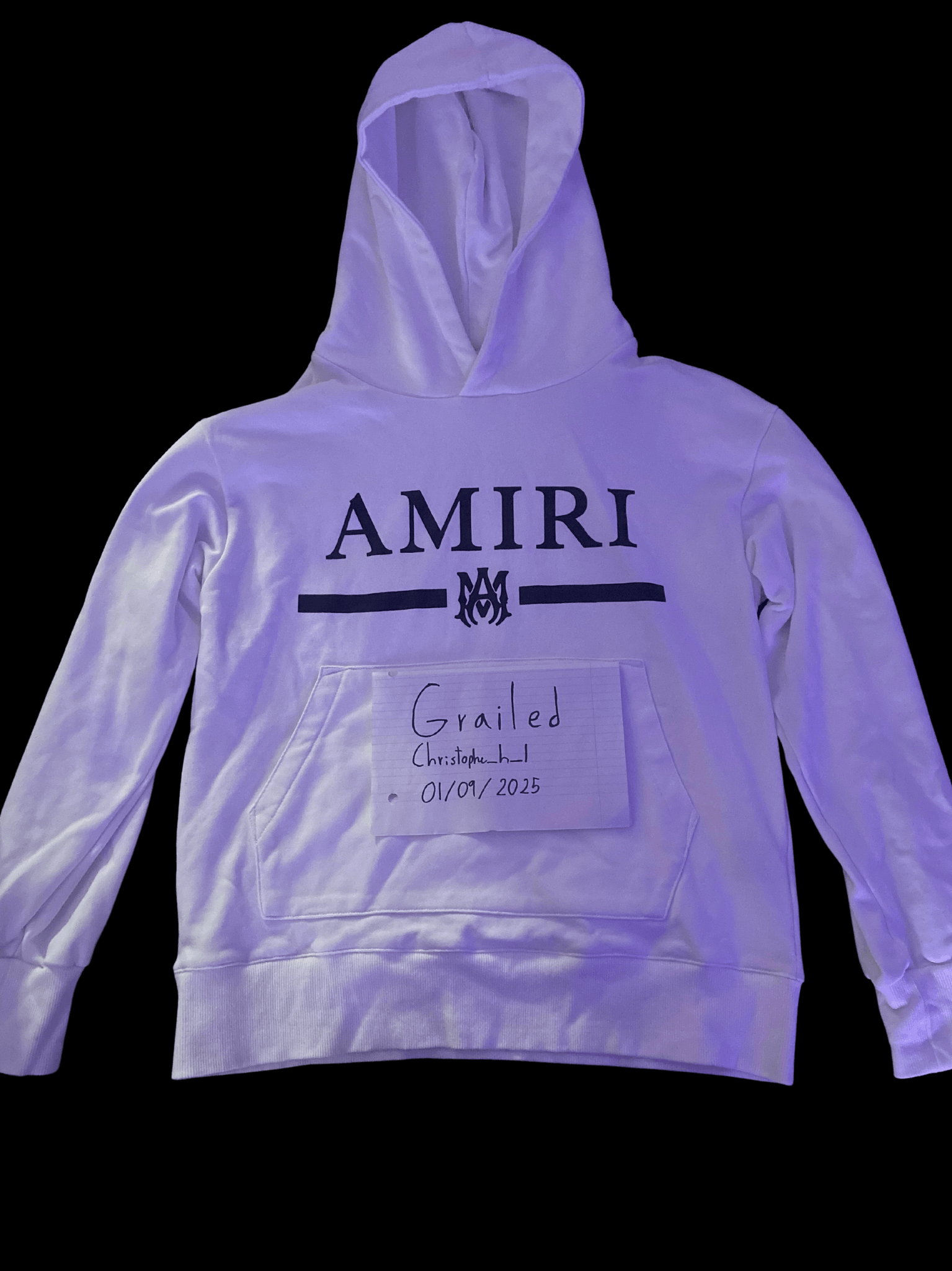 Other Amiri Classic Logo Hoodie White Authentic Size US S / EU 44-46 / 1 - 4 Thumbnail