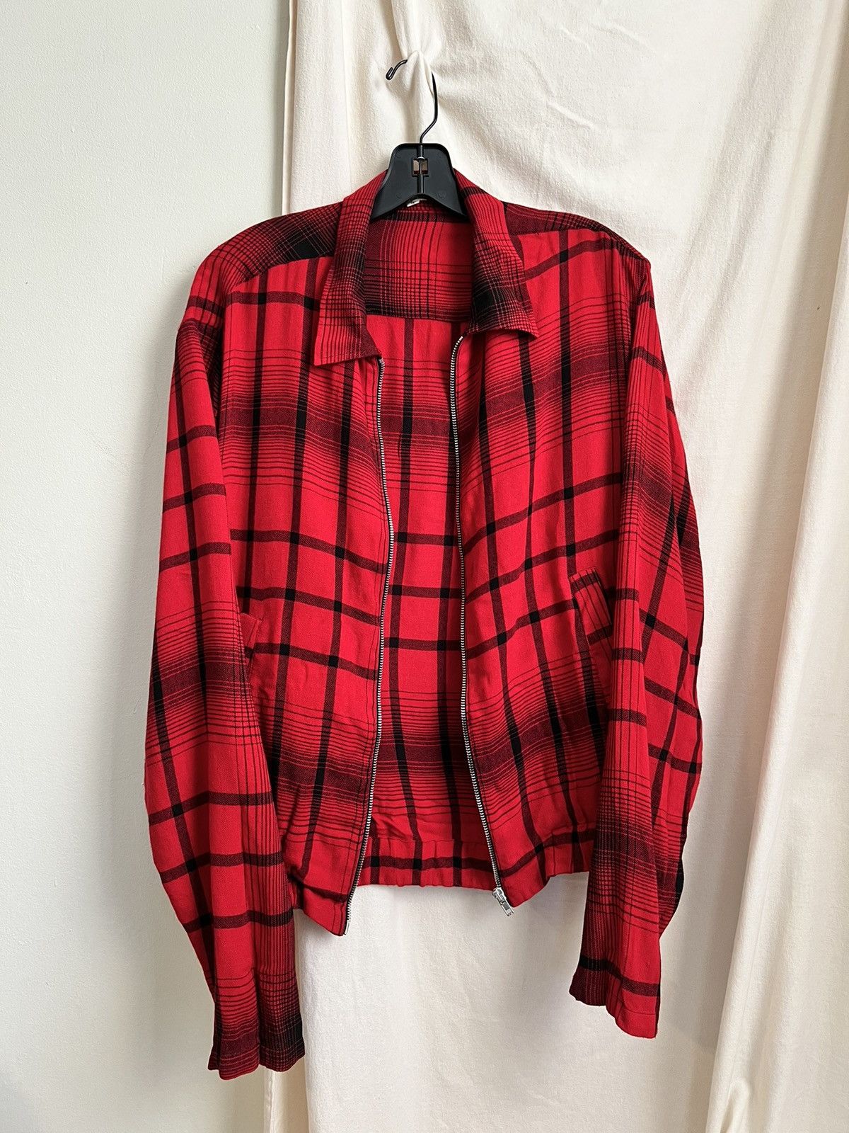 Alexander McQueen McQ Alexander McQueen Tartan Print Zip Shirt Jacket 52 Size US M / EU 48-50 / 2 - 3 Thumbnail