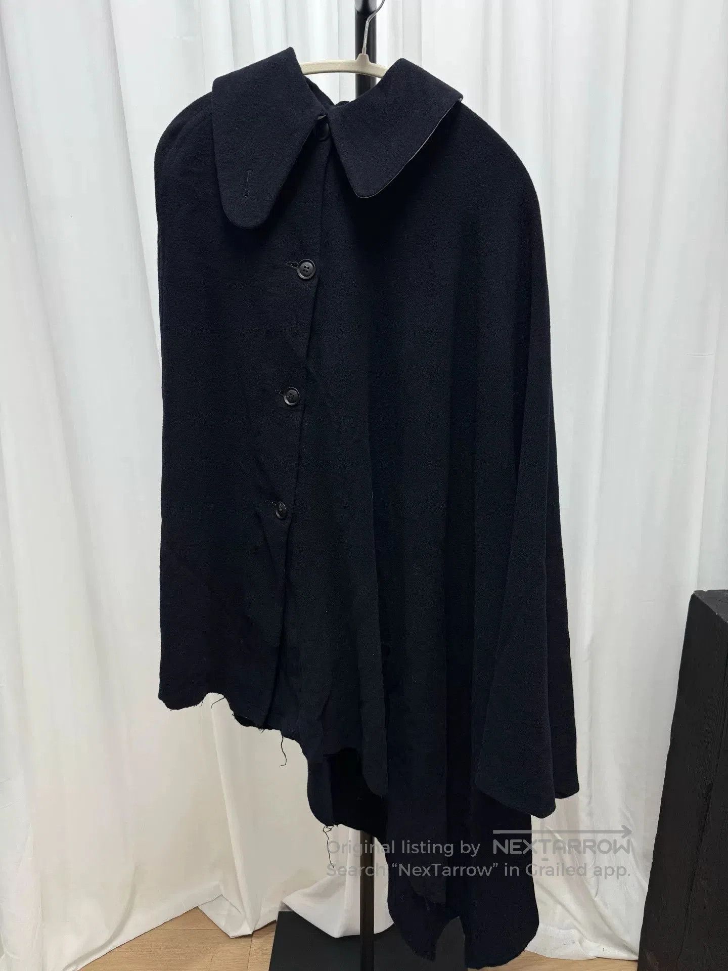 Yohji Yamamoto Yohji Yamamoto Archive Asymmetric Cape Coat. Size US M / EU 48-50 / 2 - 1 Thumbnail