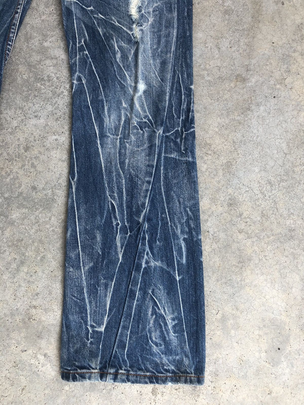 If Six Was Nine Japanese Antfui Flared Jeans Distressed Jeans Size US 31 - 7 Thumbnail