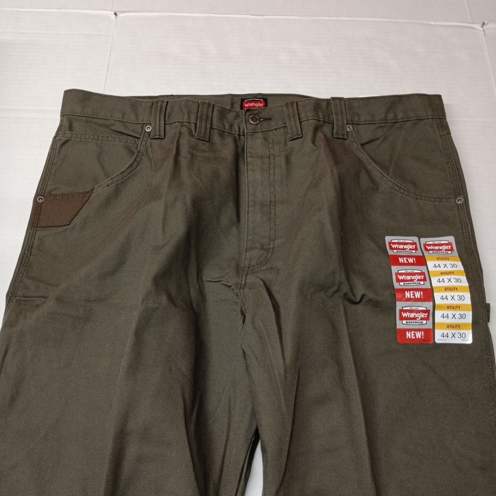 Wrangler Wrangler Workwear Carpenter Utility Pants Men's 44x30 Green Size US 44 / EU 60 - 4 Thumbnail