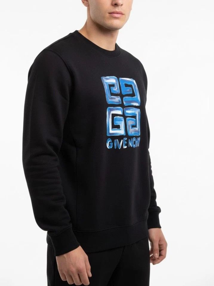 Givenchy o1srvl11e0326 Slim Fit Sweatshirt in Black Size US XL / EU 56 / 4 - 3 Thumbnail