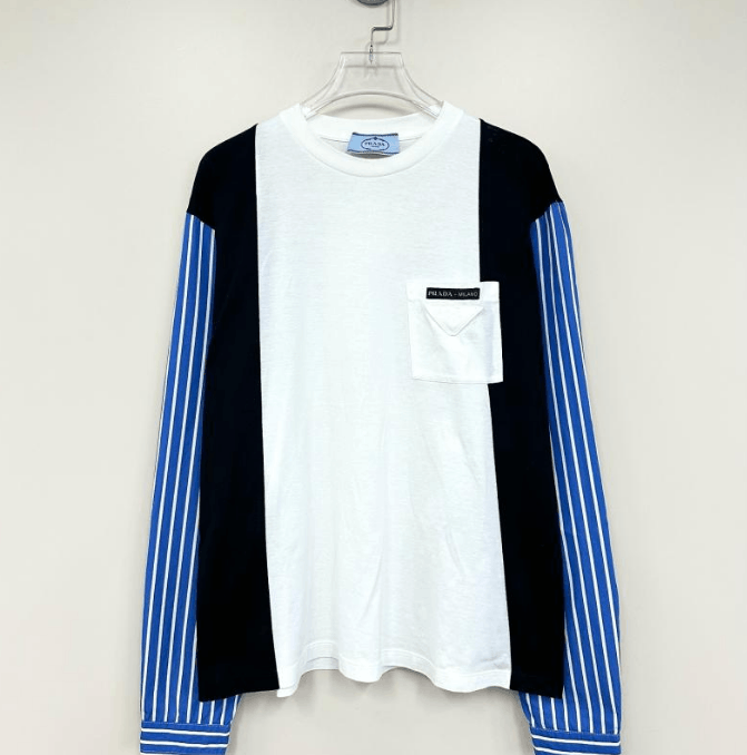 Prada Prada Long Sleeve T-shirt Size US XS / EU 42 / 0 - 1 Thumbnail