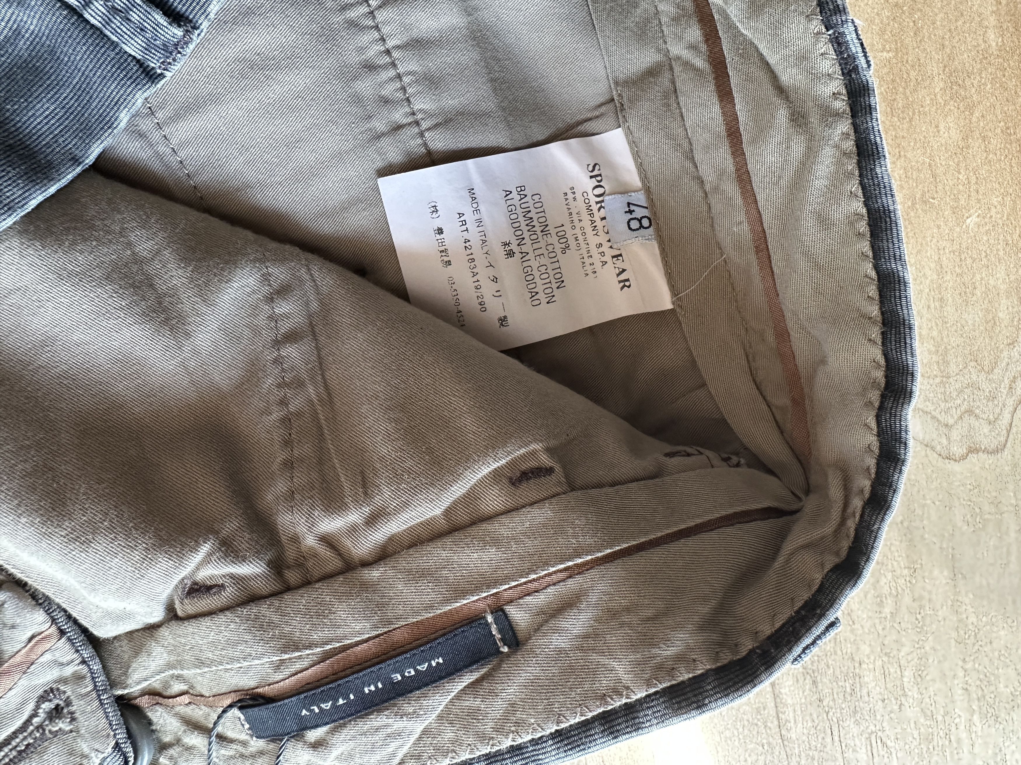 Stone Island Stone Island Pleated Straight Leg Trousers Size US 30 / EU 46 - 6 Thumbnail