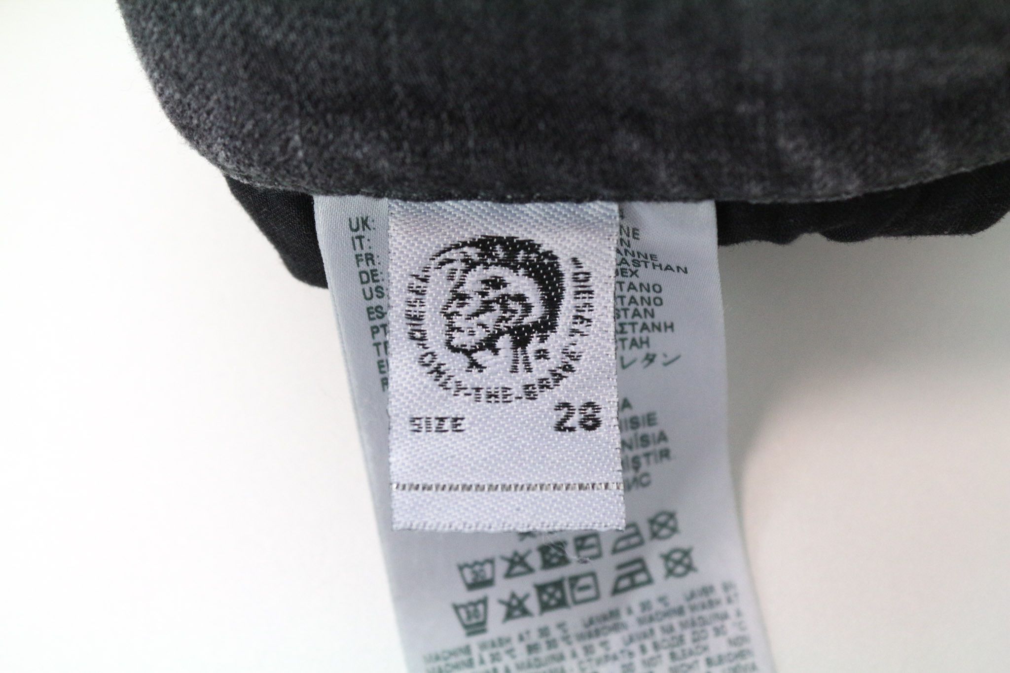Diesel D-EETAR 0890F W28/L32 Grey Stretch Jeans 75264 Size US 28 / EU 44 - 7 Thumbnail