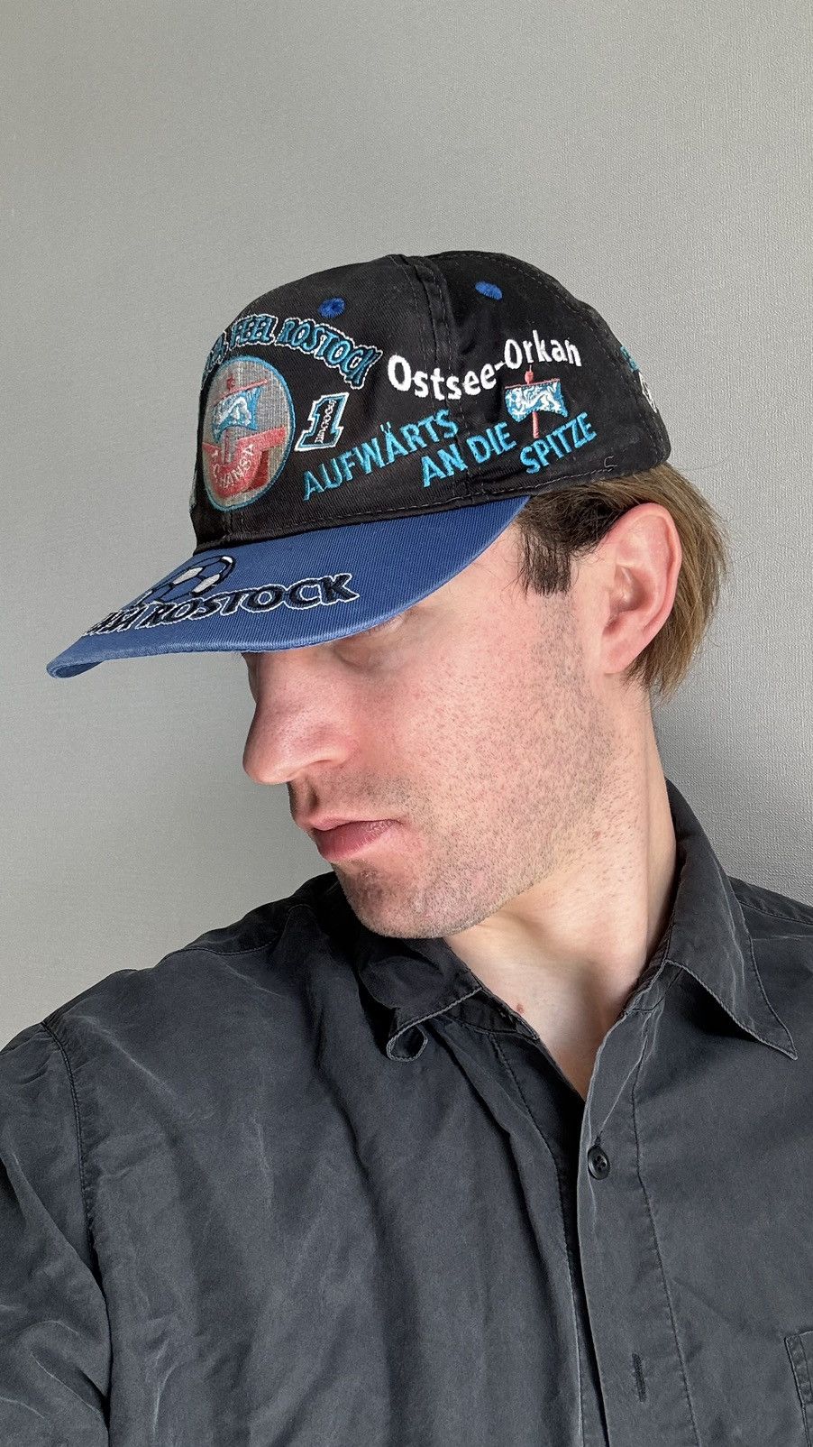 Vintage FC HANSA ROATOCK Vintage Snapback Cap Size ONE SIZE - 9 Thumbnail