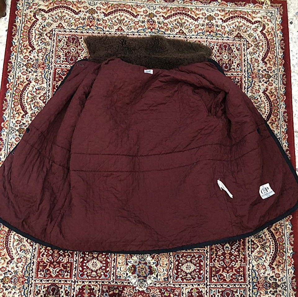 C.P. Company Vintage Cp Compnay Quilted Jakcet Blue 42 Rare Corduroy Fur Size US L / EU 52-54 / 3 - 13 Thumbnail