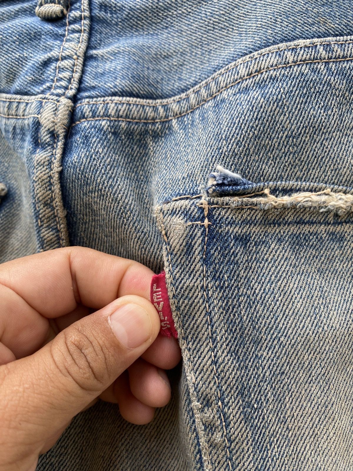 Levi's Vintage Clothing W32x31 Vintage LVC levi's 501 redline big E denime Size US 32 / EU 48 - 8 Thumbnail
