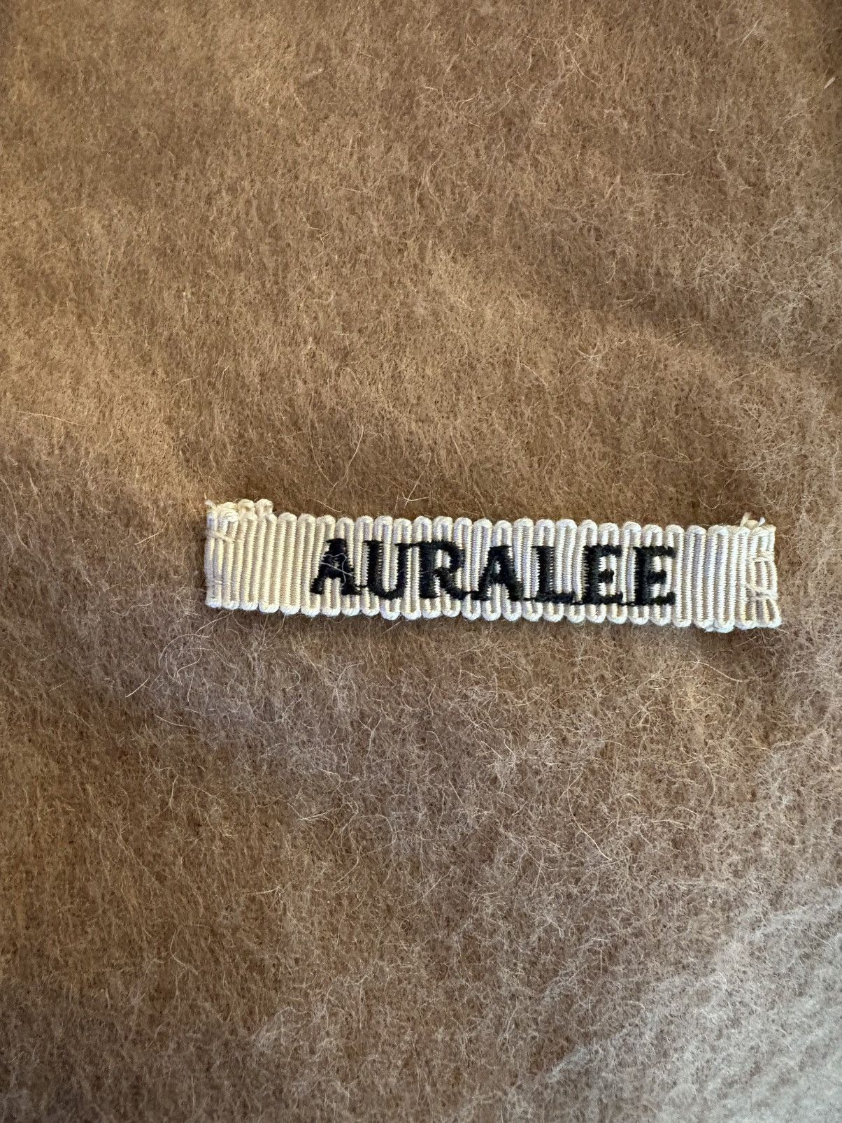 Auralee Alpaca scarf Size ONE SIZE - 2 Thumbnail