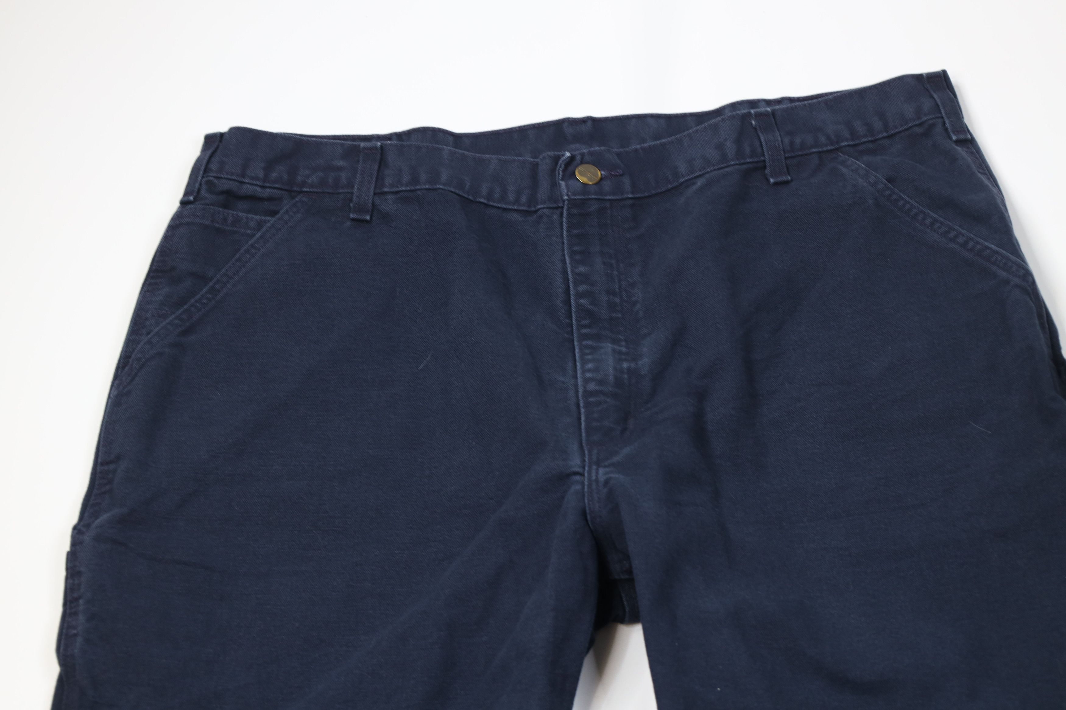 Carhartt Vintage Y2K Carhartt Wide Leg Dungaree Pants Navy Blue Size US 42 / EU 58 - 2 Thumbnail