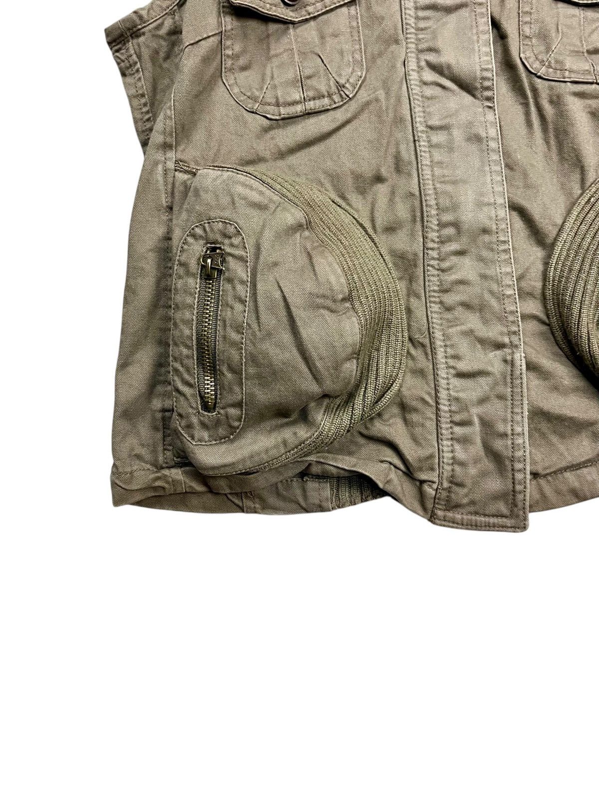 If Six Was Nine 2000s Ingni - Apocalypse Cyber Vest Size US M / EU 48-50 / 2 - 4 Thumbnail