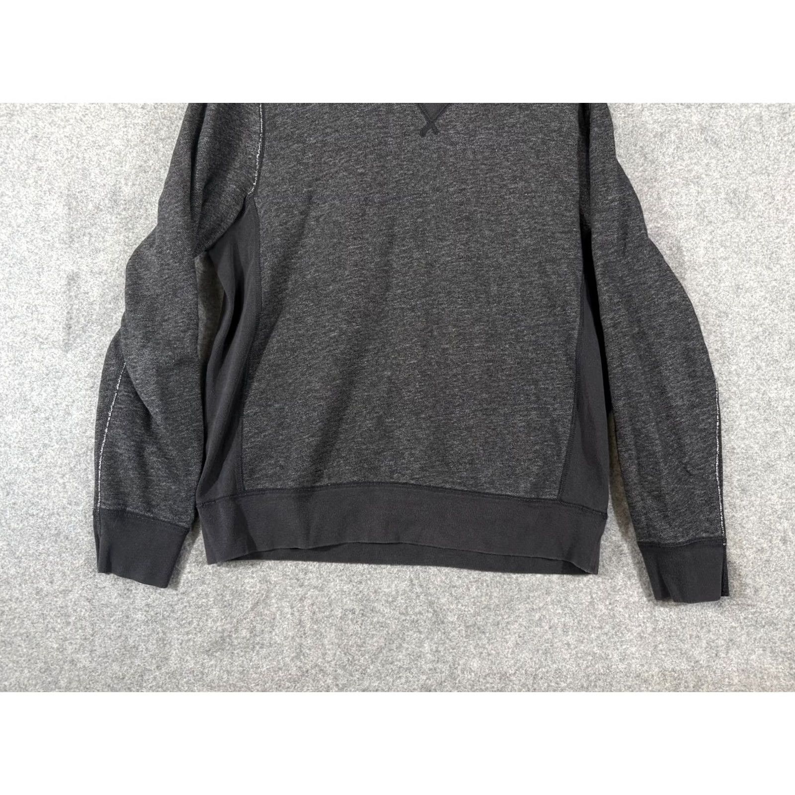 J.Crew J.CREW Sweatshirt Mens M Heather Gray Pullover Crew Neck Fleece Thermal 90s Vintage Regular Clothing Mens Size US M / EU 48-50 / 2 - 4 Thumbnail