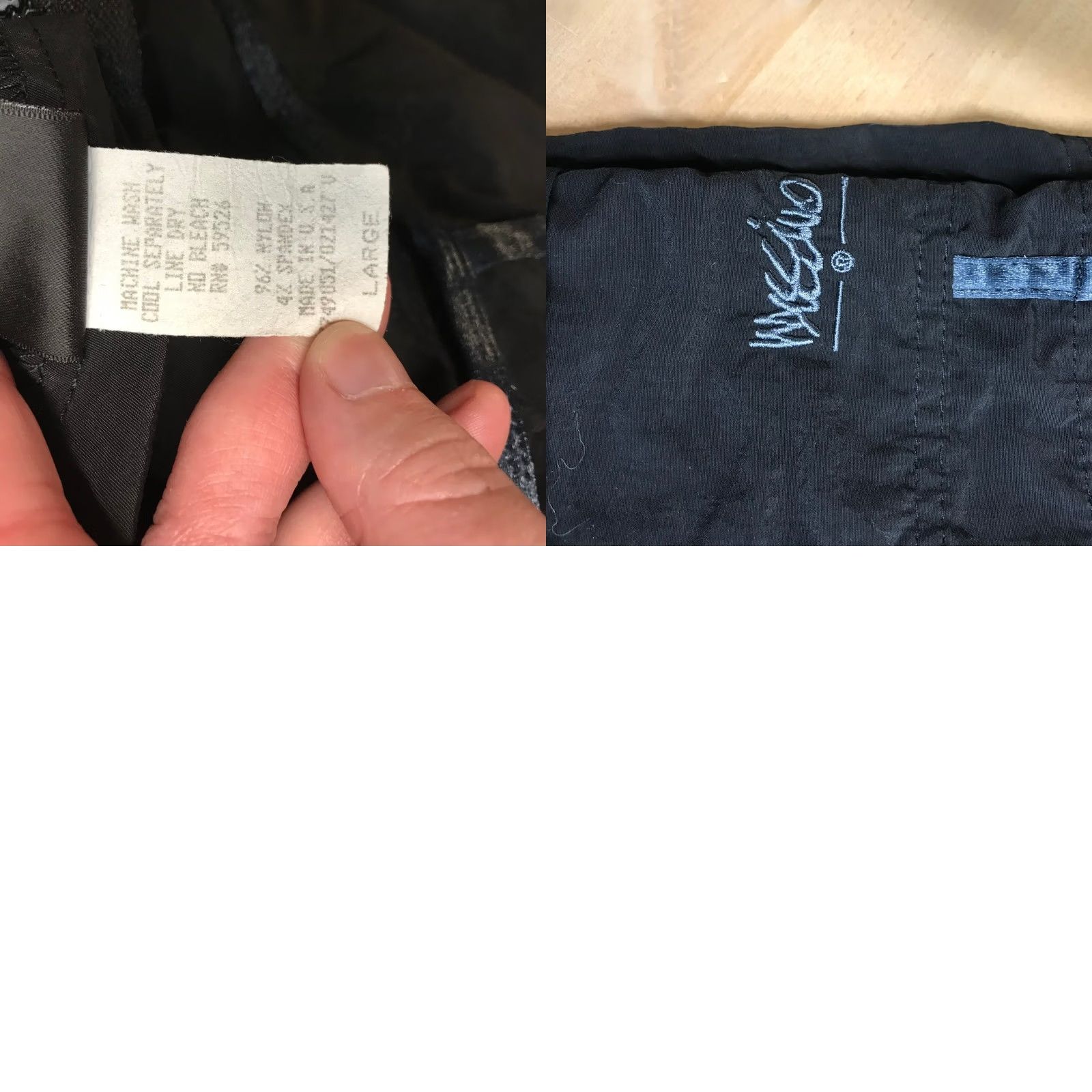 Mossimo Mossimo Black Cargo Athletic Shorts Women Large Nylon Spandex Zip Front Y2K 90's Size 36" / US 14 / IT 50 - 8 Thumbnail