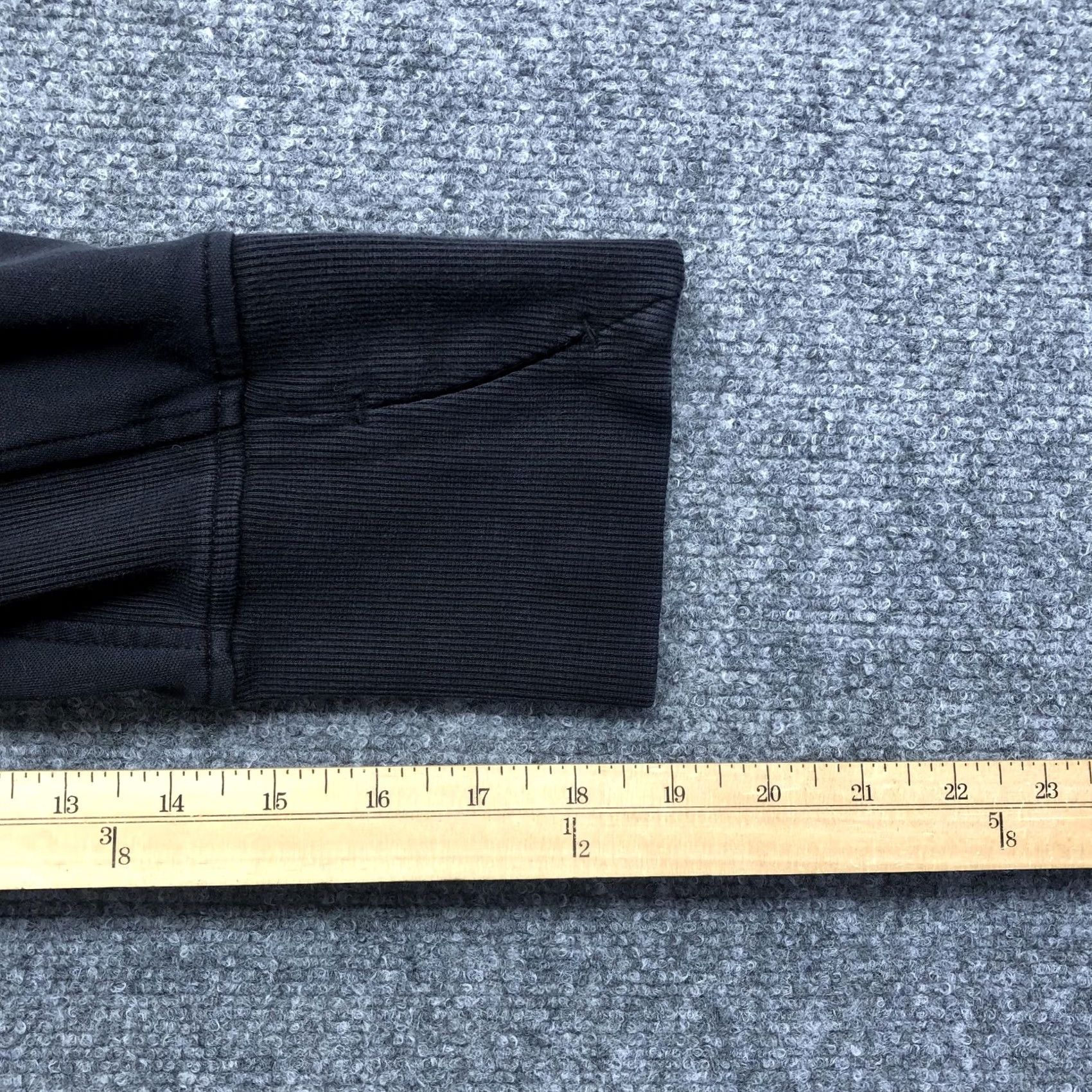 Athleta Athleta Hoodie Womens 3X Black Full Zip Fleece Raglan Thumbhole Pockets Relaxed Size XXL / US 16-18 / IT 52-54 - 5 Thumbnail