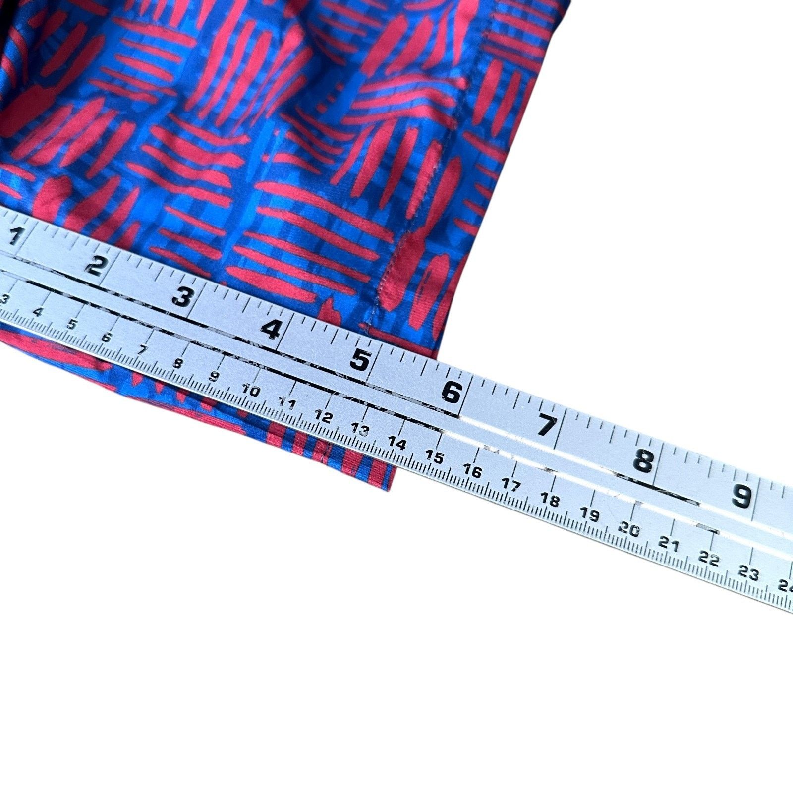 Southern Marsh Southern Marsh Swim Trunks Shorts Mens 3X Red Blue Geometric Size US 44 / EU 60 - 8 Thumbnail