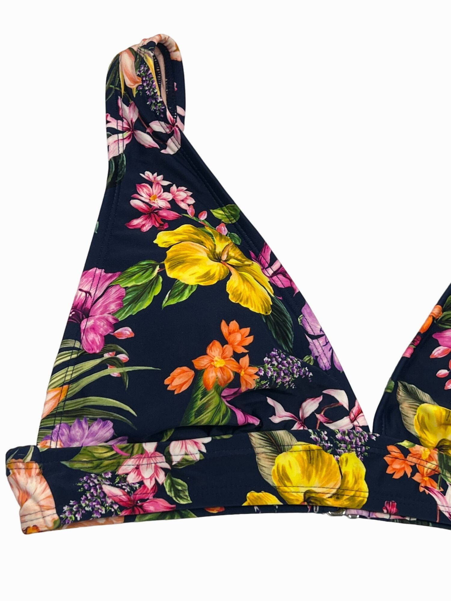Other Kona Sol - Women's Tropical Print Longline Bikini Swim Top - Size ONE SIZE - 9 Thumbnail