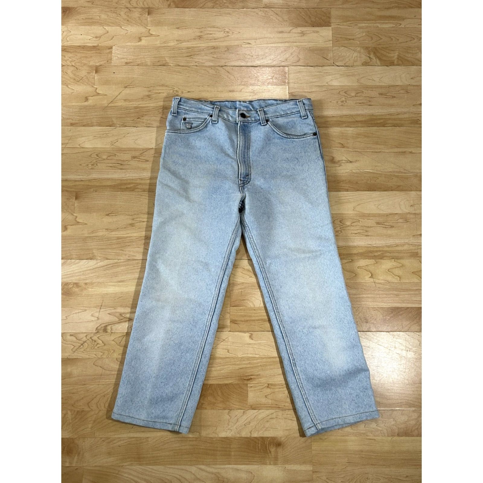 Levi's VINTAGE Levi’s Silver Medal Jeans Mens Regular 32 Blue Denim 26in 90s USA Skateboard Straight Pockets Size US 32 / EU 48 - 2 Thumbnail
