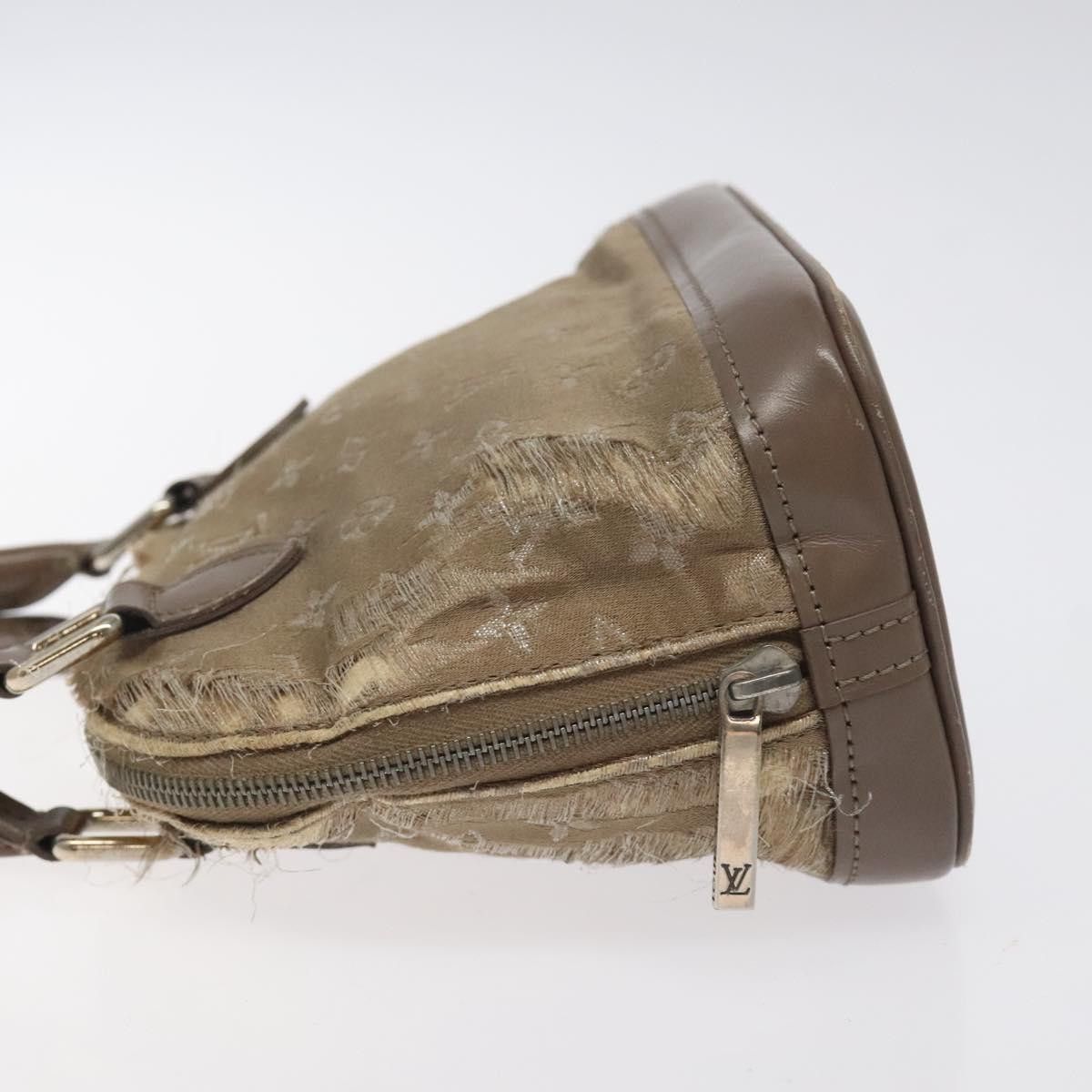 Louis Vuitton LOUIS VUITTON Monogram Satin Little Alma Hand Bag Gray Size ONE SIZE - 5 Thumbnail