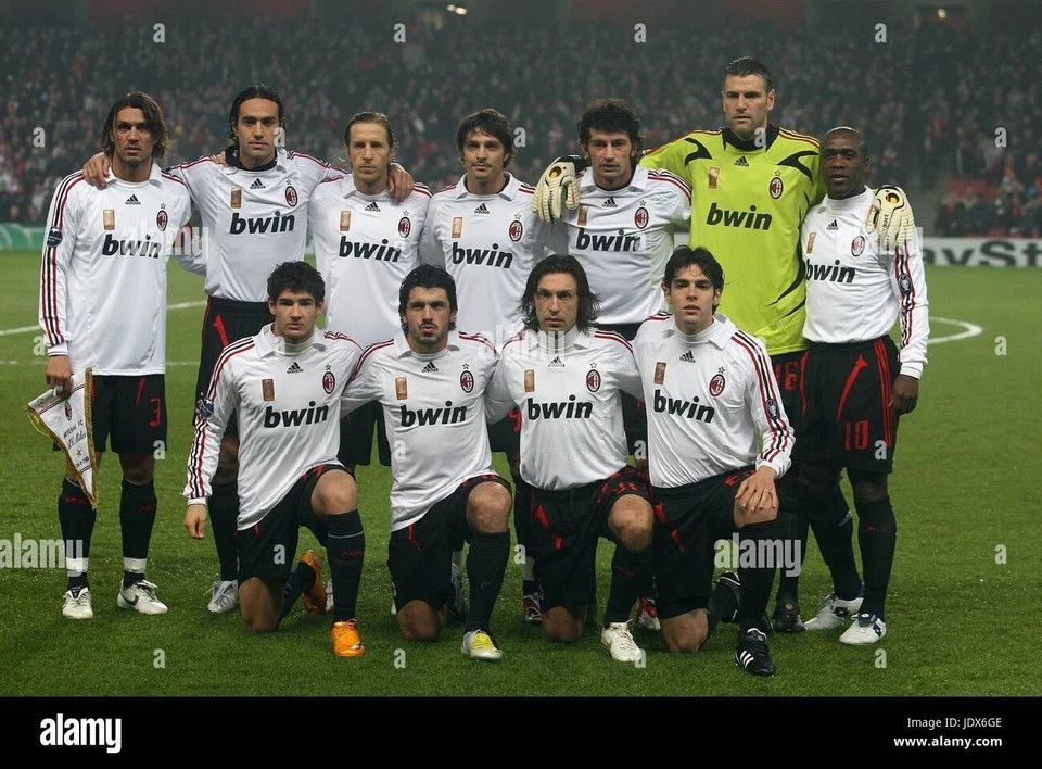 Adidas AC MILAN 2007 2008 AWAY VINTAGE FOOTBALL SHIRT SOCCER JERSEY Size US L / EU 52-54 / 3 - 12 Thumbnail