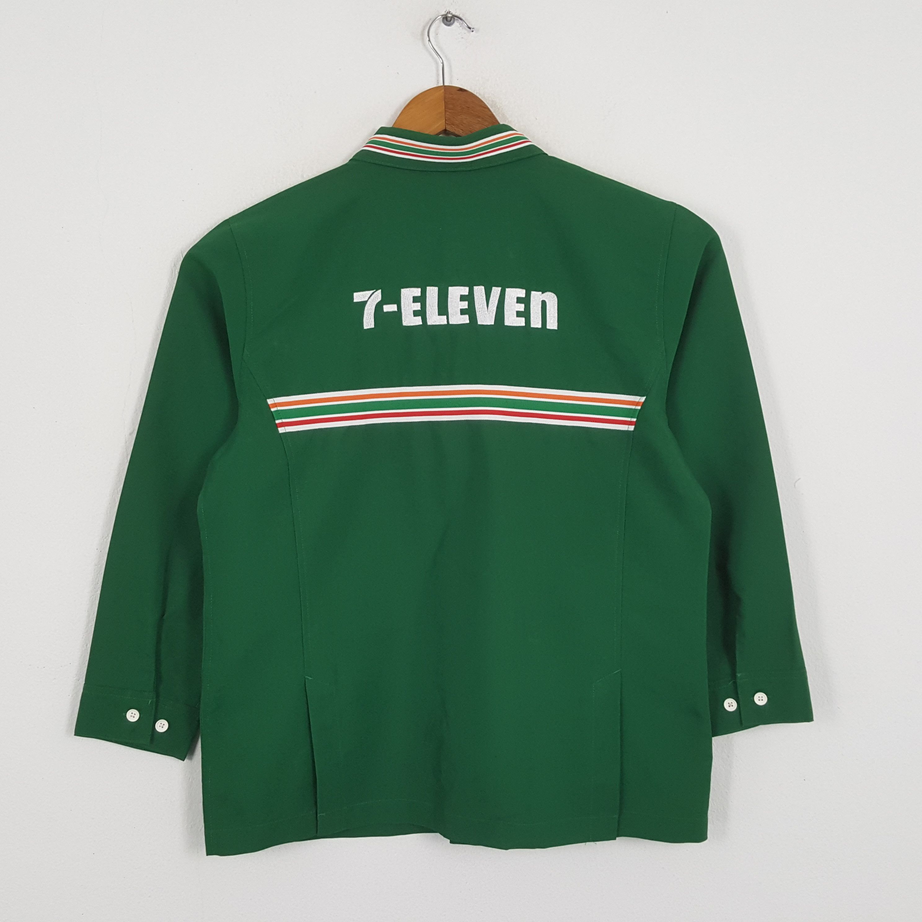 Japanese Brand × Vintage Vintage 7-ELEVEn Japanese Workers Uniform Jacket Size US M / EU 48-50 / 2 - 1 Thumbnail